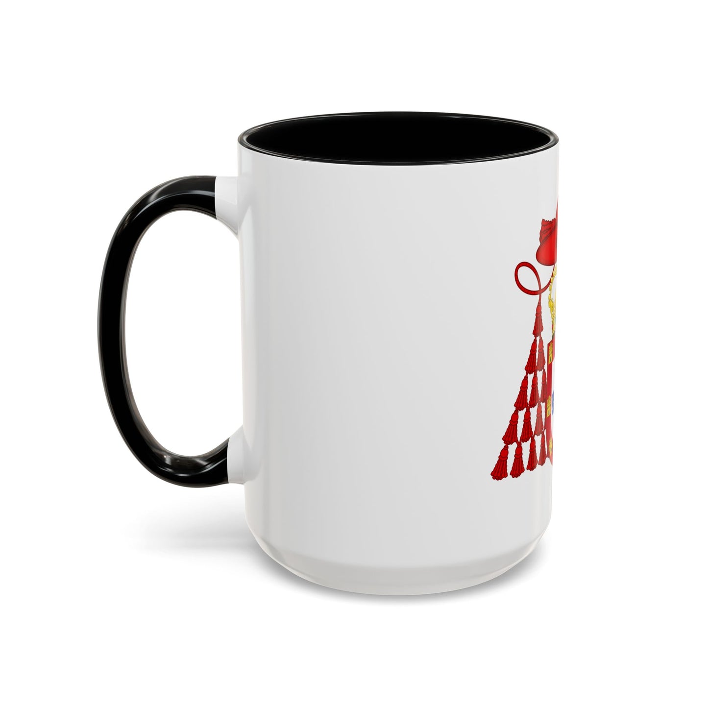 Ornamented Royal Coat of Arms of Cardinal Henry I of Portugal - Accent Coffee Mug
