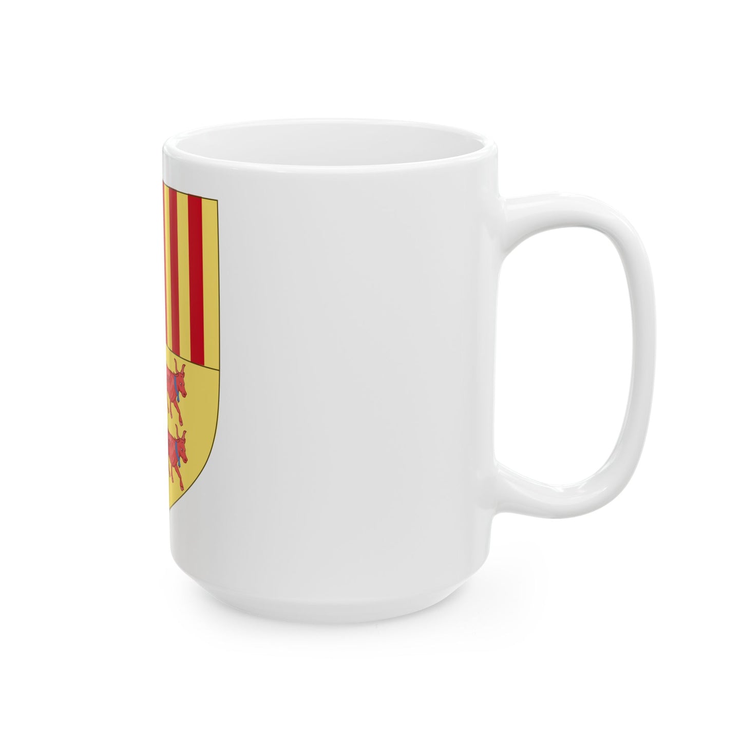 Coat of arms of Andorra (Before 16th Century) - White Coffee Mug