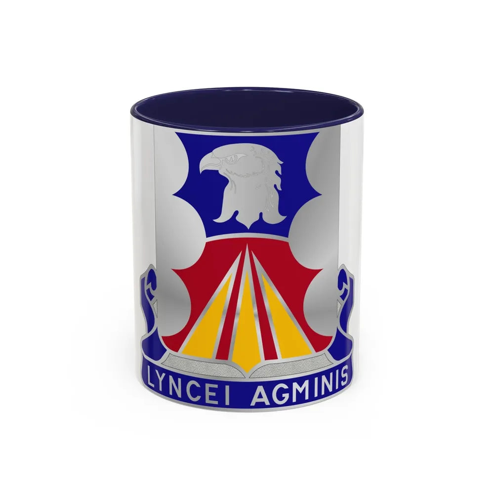 147 Aviation Regiment (U.S. Army) Accent Coffee Mug-11oz-Navy-Go Mug Yourself
