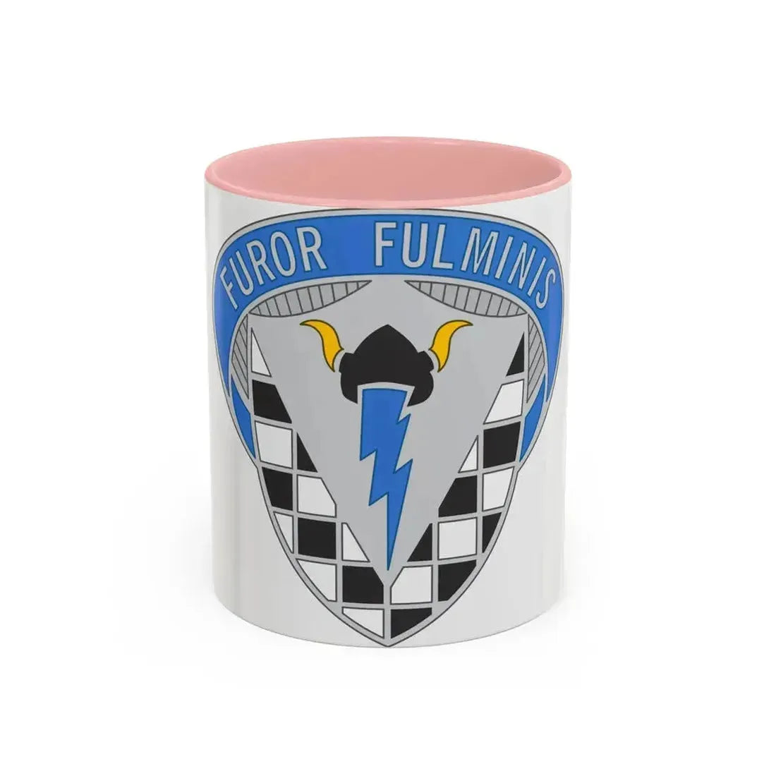147 Military Intelligence Battalion (U.S. Army) Accent Coffee Mug 11oz Pink - Go Mug Yourself