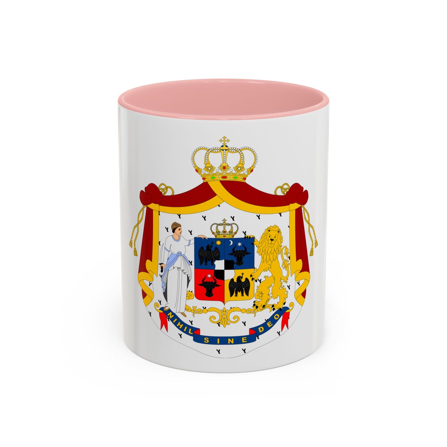 Coat of arms of Principality of Romania (1867-1872) - Accent Coffee Mug