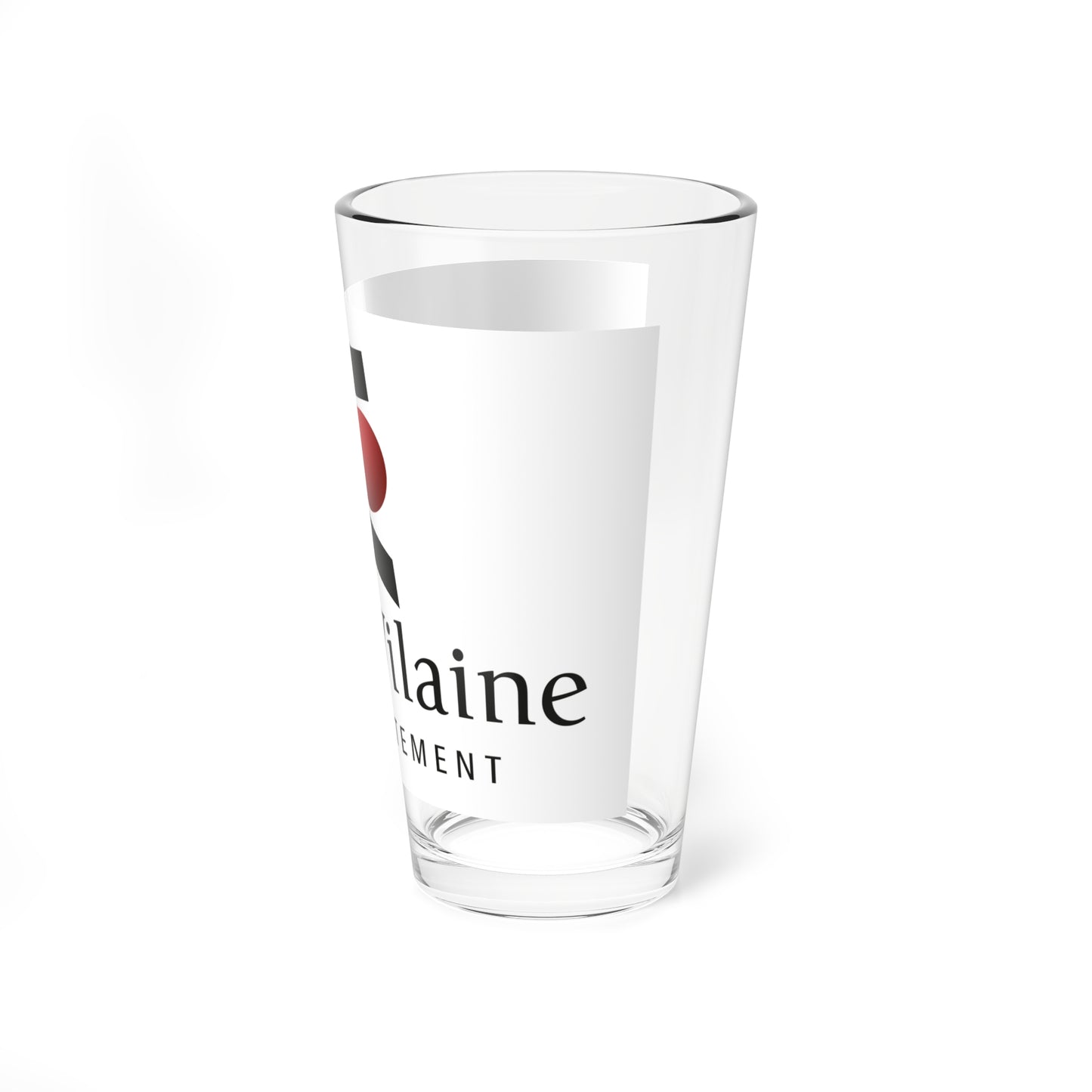 Flag of the Department of Ille-et-Vilaine (France) Pint Glass 16oz