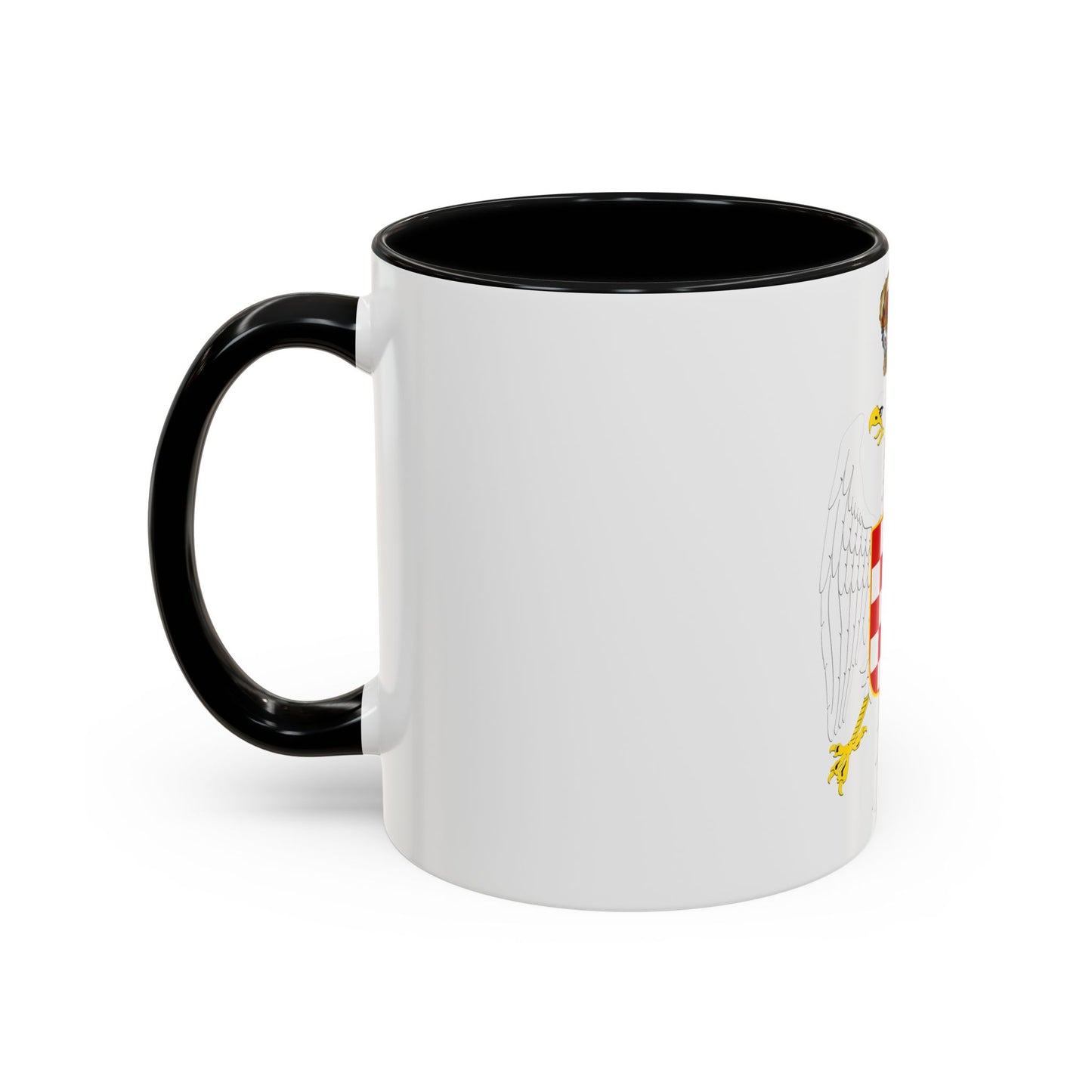 Greater coat of arms of the Banate of Croatia - Accent Coffee Mug
