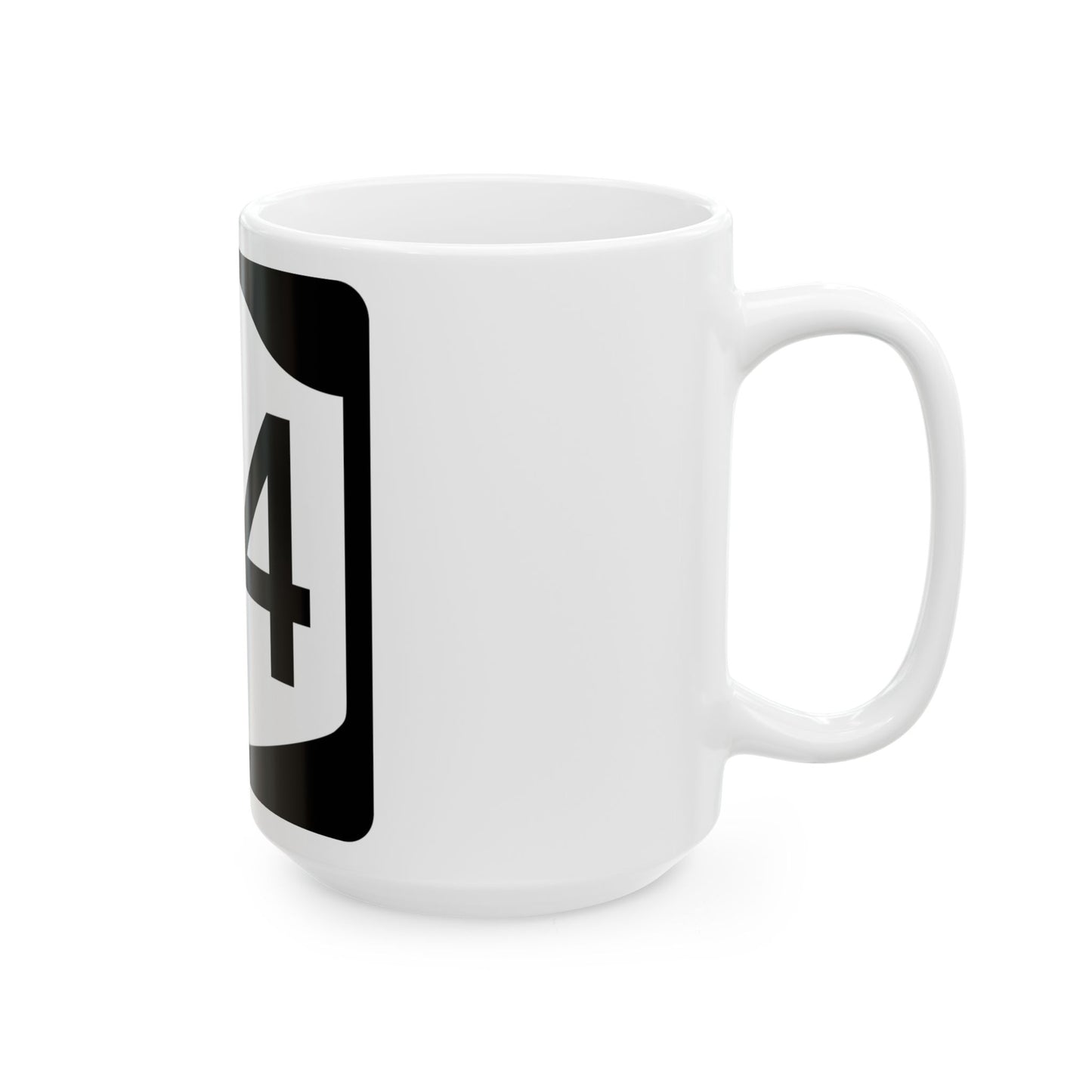 NY-24 (New York) (Road Sign) White Coffee Mug