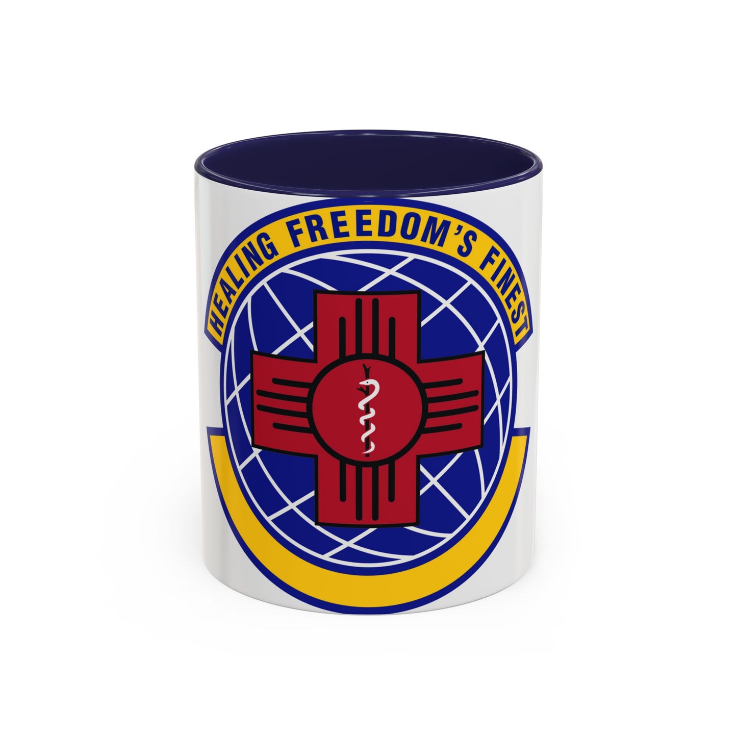 377 Healthcare Operations Squadron AFGSC (U.S. Air Force) Accent Coffee Mug