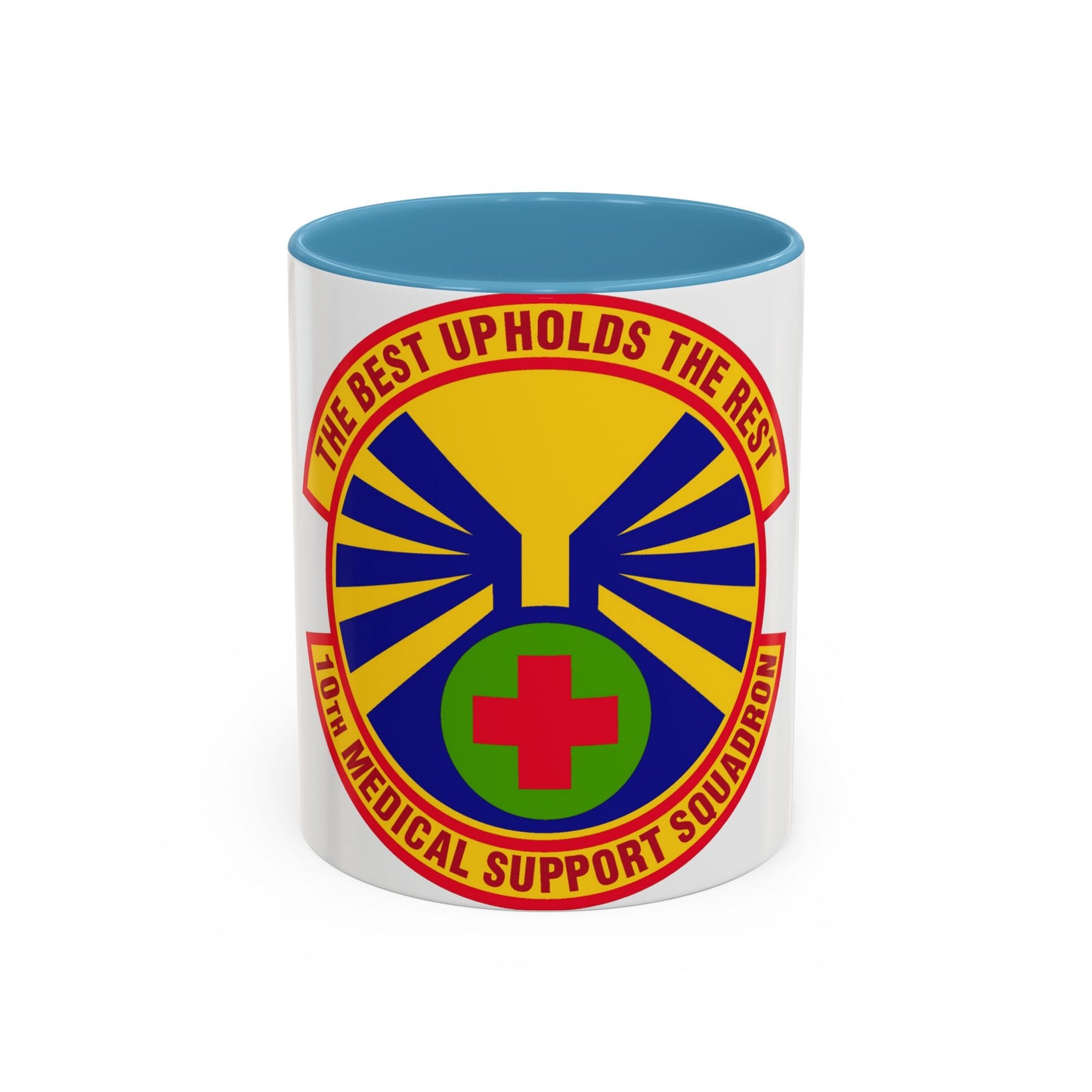 10th Medical Support Squadron (U.S. Air Force) Accent Coffee Mug