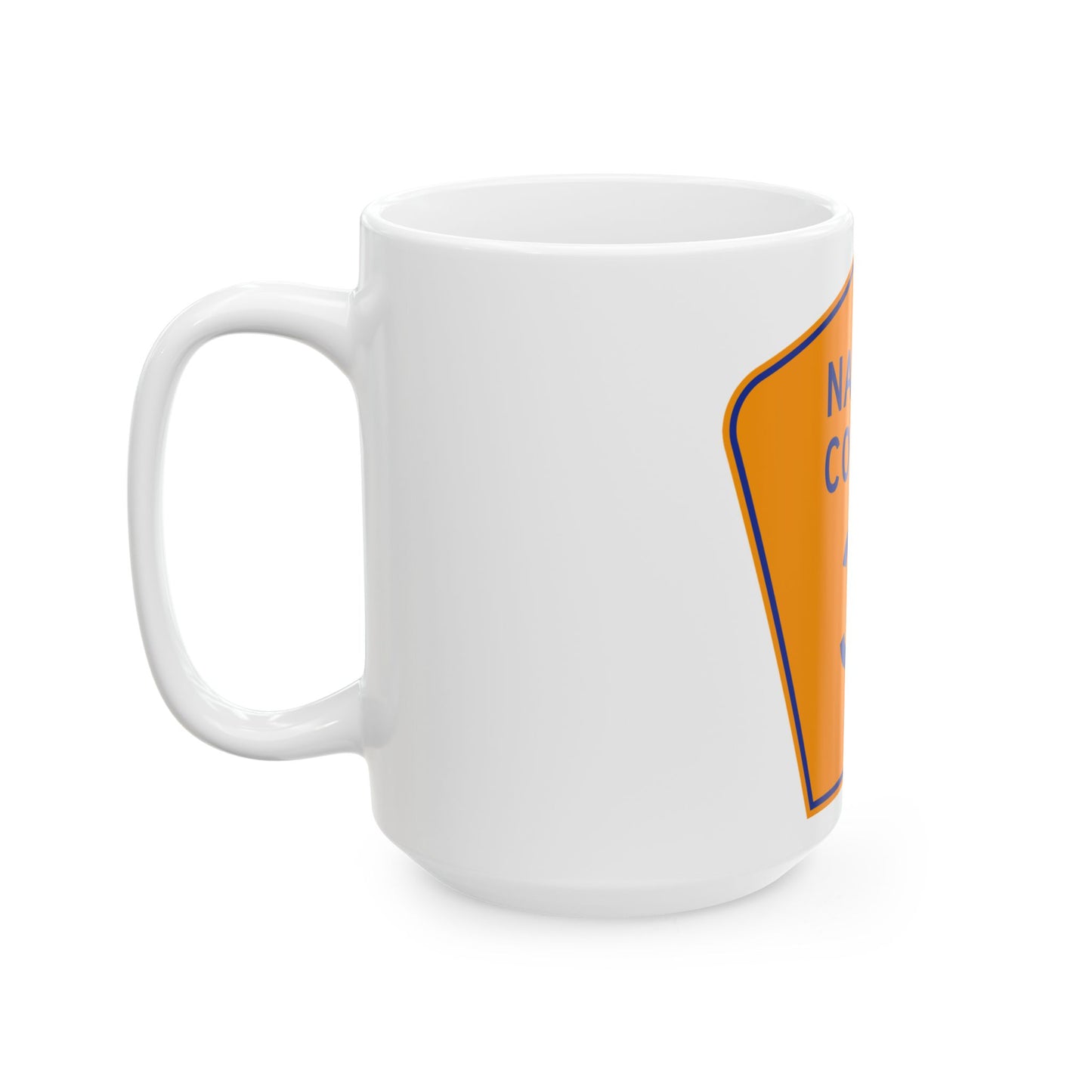 Nassau County 31 NY (New York) (Road Sign) White Coffee Mug