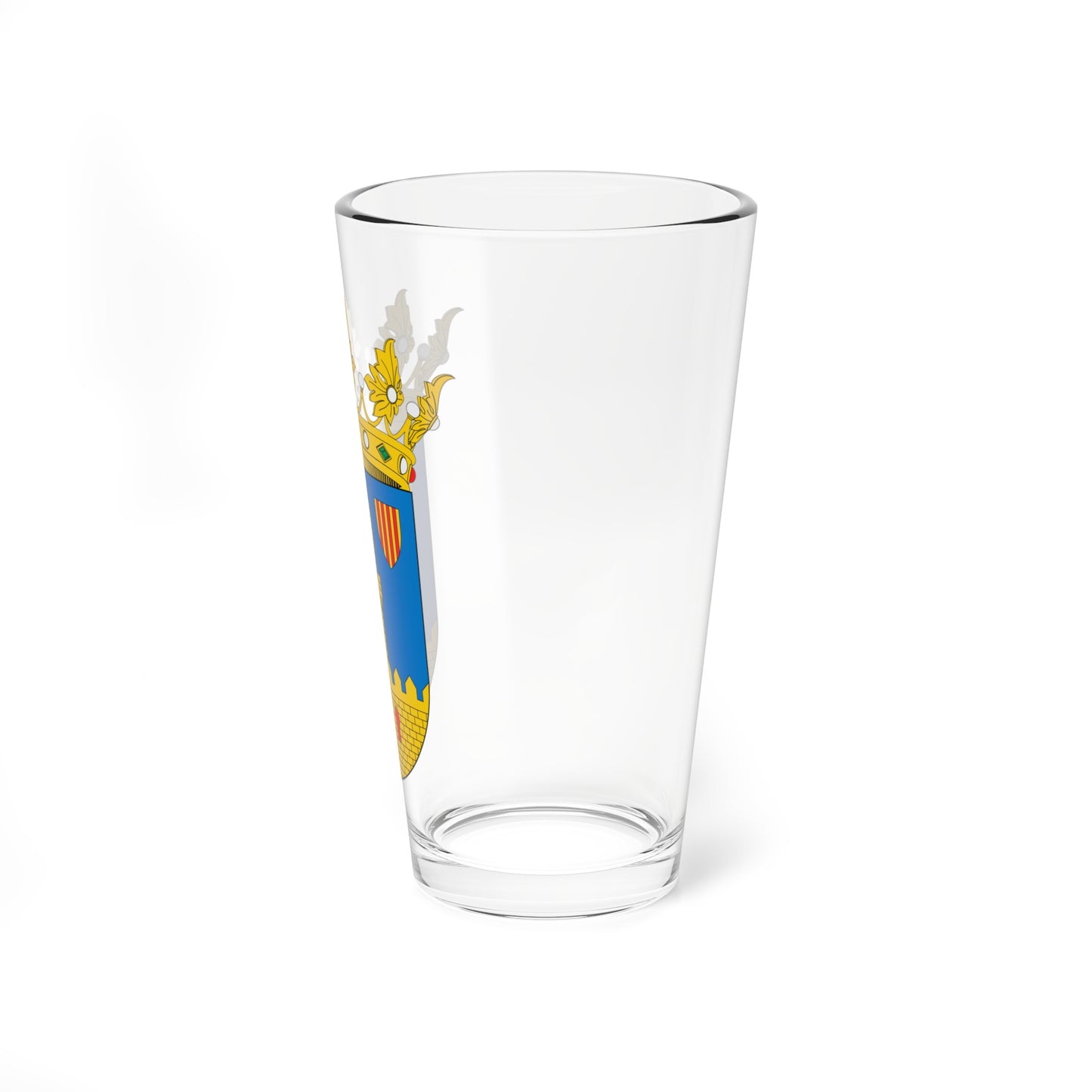 Escudo de Miedes de Aragón (Spain) (Coat of Arms) Pint Glass 16oz