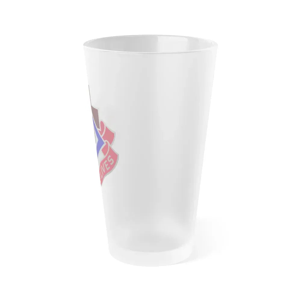 148 Evacuation Hospital (U.S. Army) Frosted Pint Glass 16oz - Go Mug Yourself