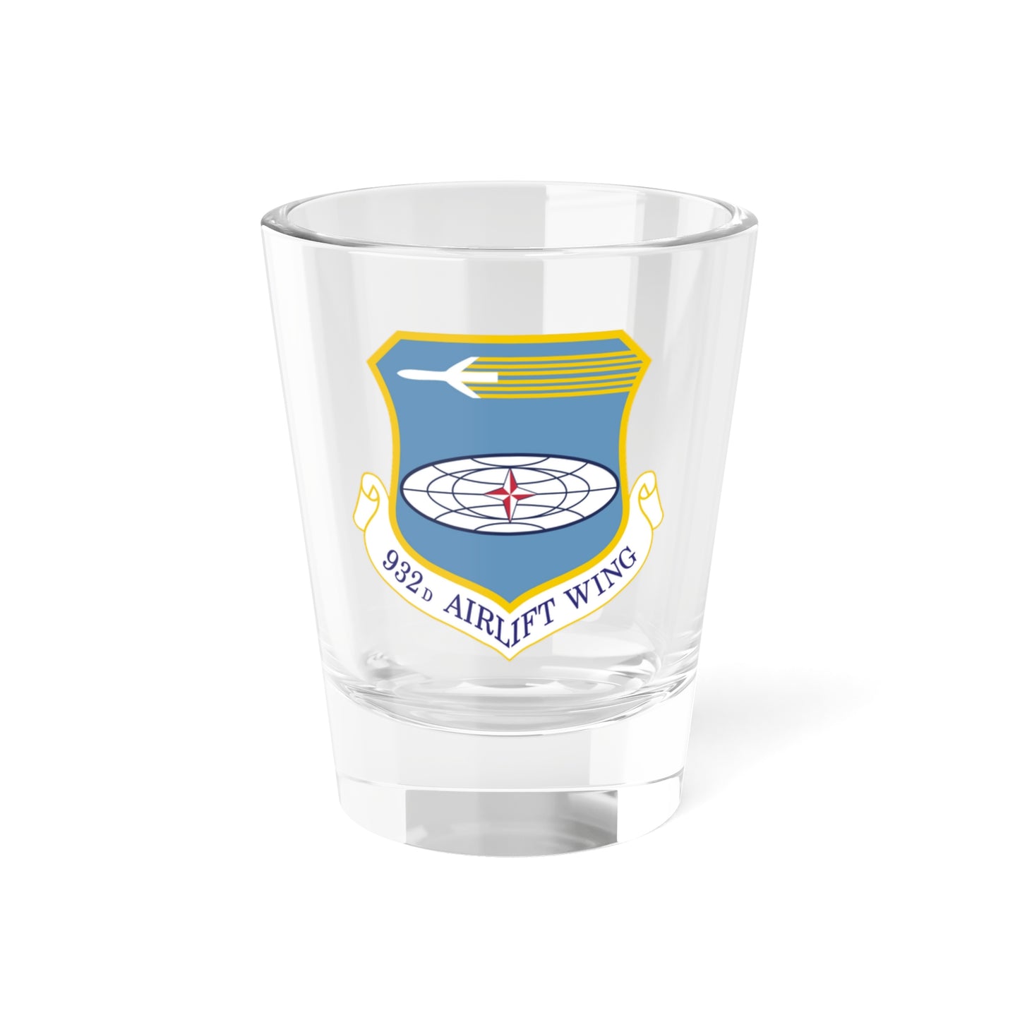 932 Airlift Wing AFRC (U.S. Air Force) Shot Glass 1.5oz