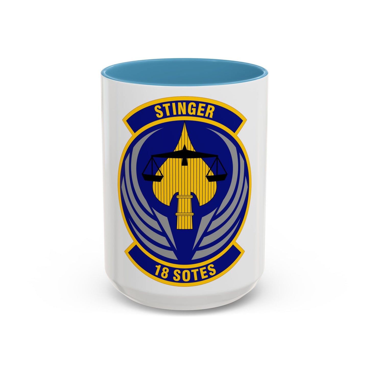18 Special Operations Test and Evaluation Squadron AFSOC (U.S. Air Force) Accent Coffee Mug