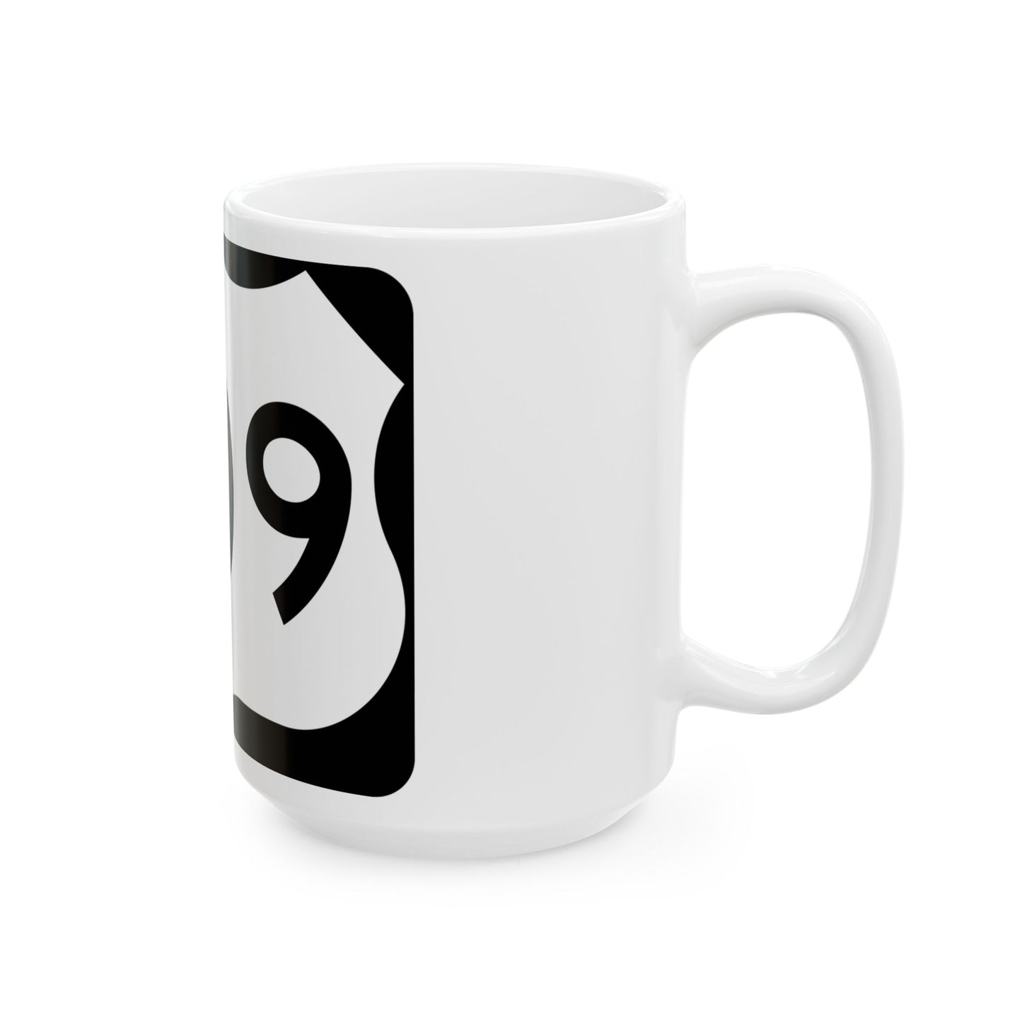 US 309 NY (New York) (Road Sign) White Coffee Mug