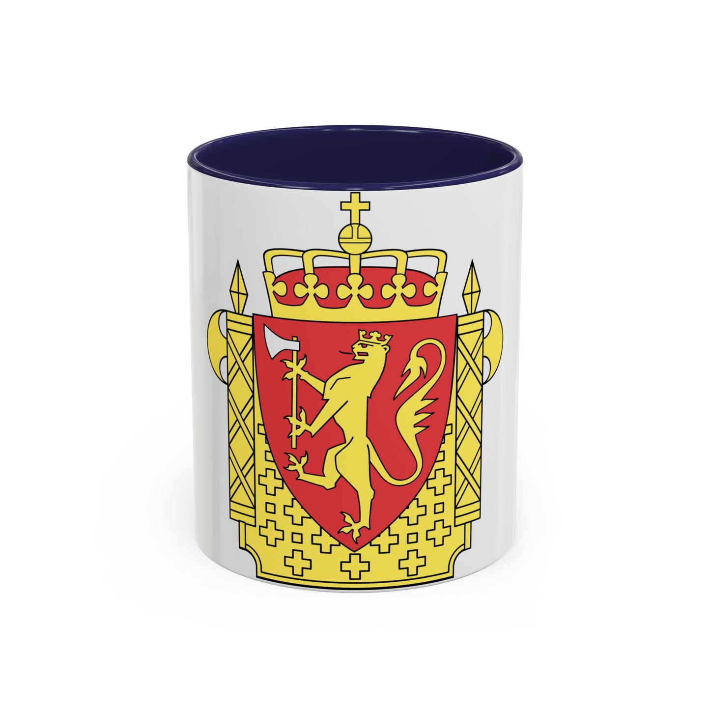 Coat of arms of the Norwegian Police Service - Accent Coffee Mug