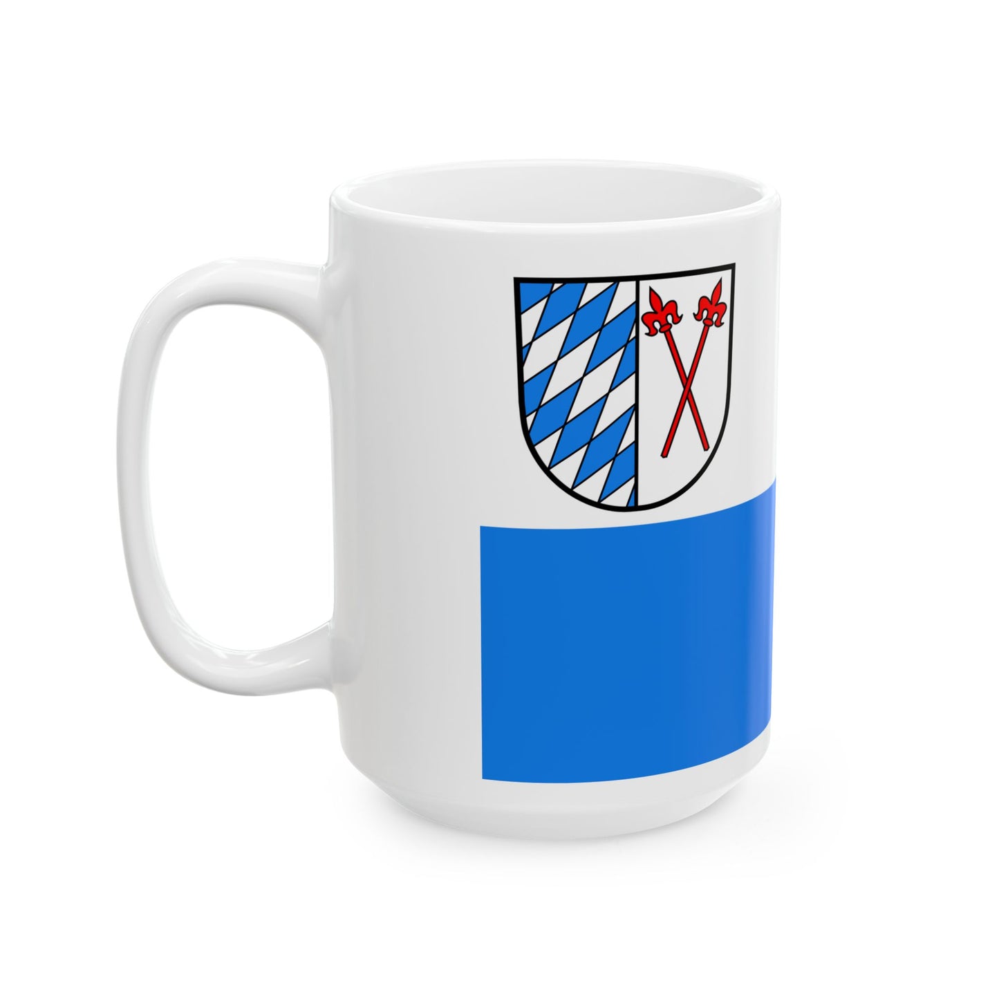 Hissflagge Eschelbronn (Germany) White Coffee Mug