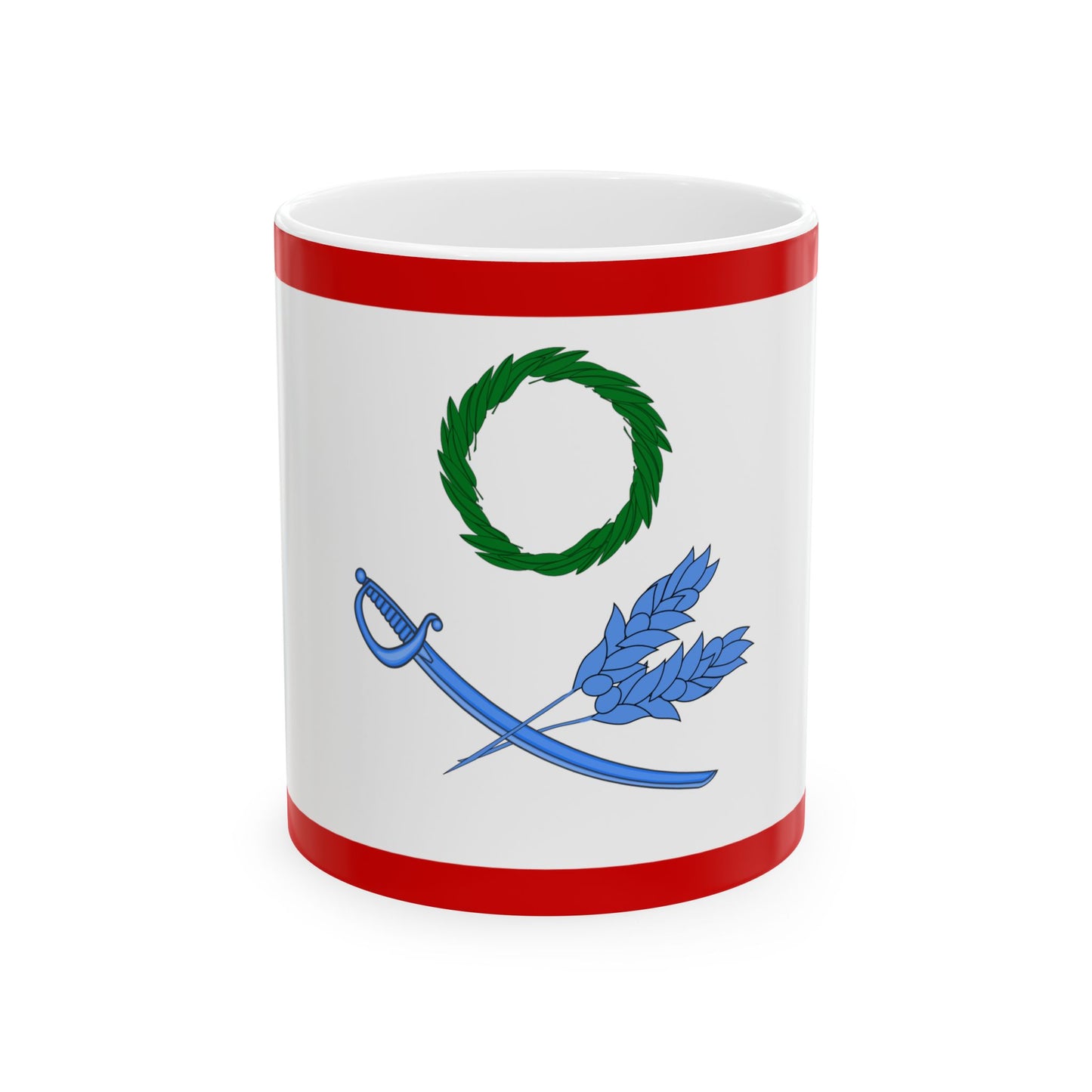 Louis de Aury Flag (United States) White Coffee Mug