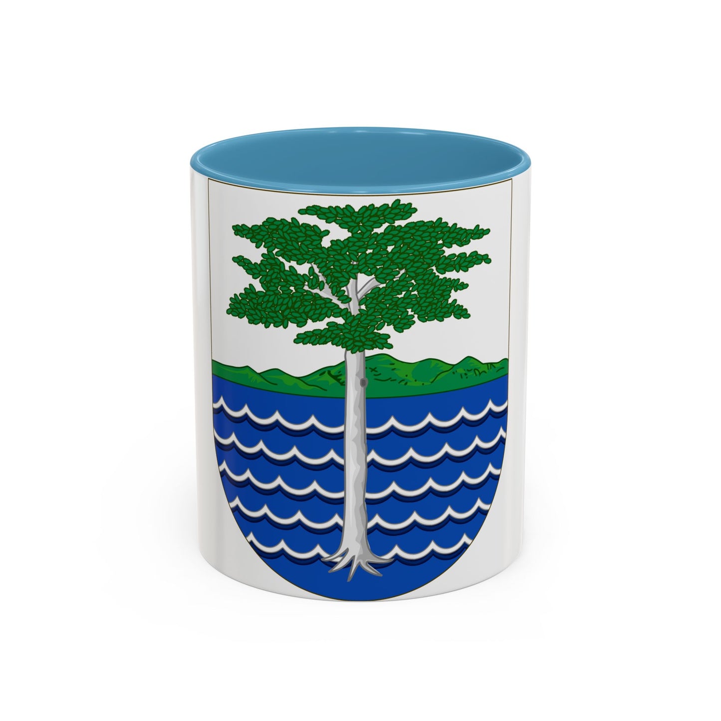 Coat of Arms of the Portuguese and Spanish Guinea - Accent Coffee Mug