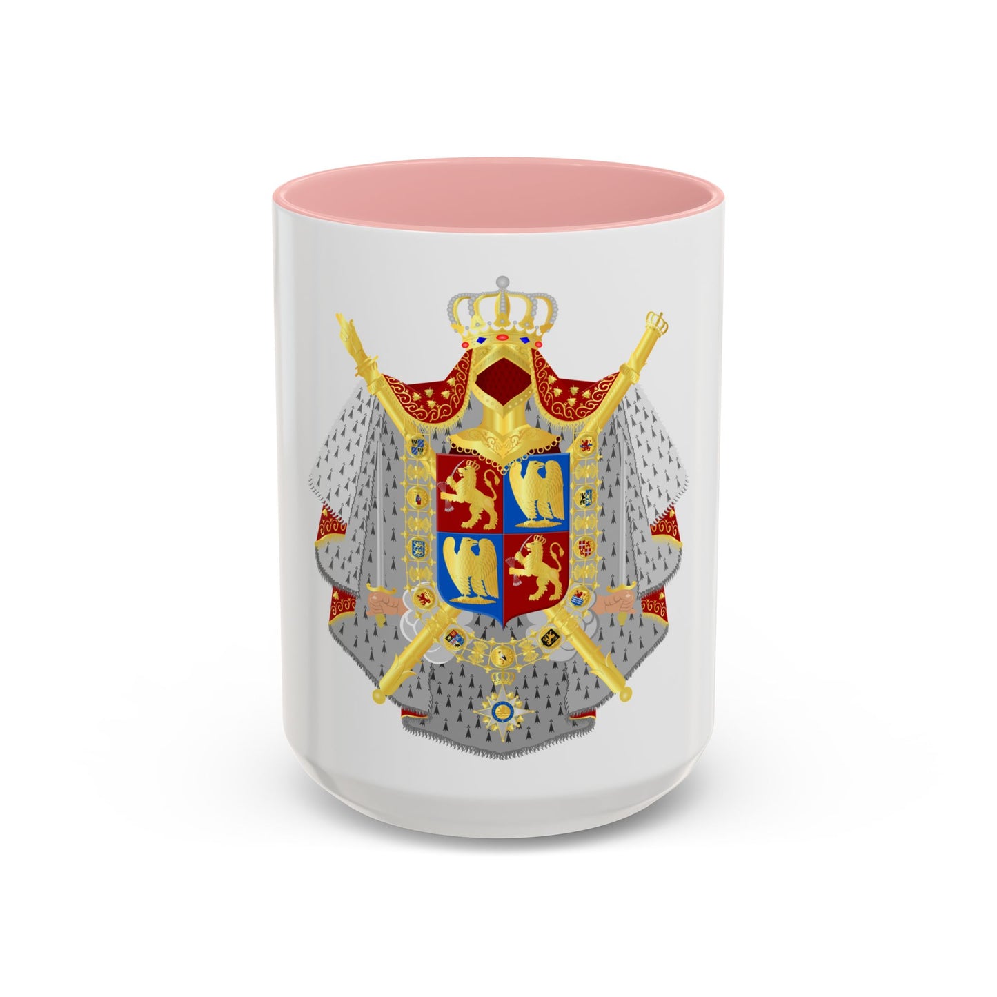 Coat of arms of kingdom Holland King Lodewijk 1808 - Accent Coffee Mug