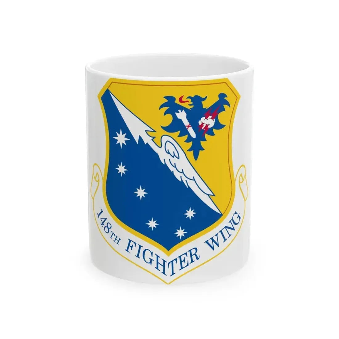 148th Fighter Wing (U.S. Air Force) White Coffee Mug - Go Mug Yourself