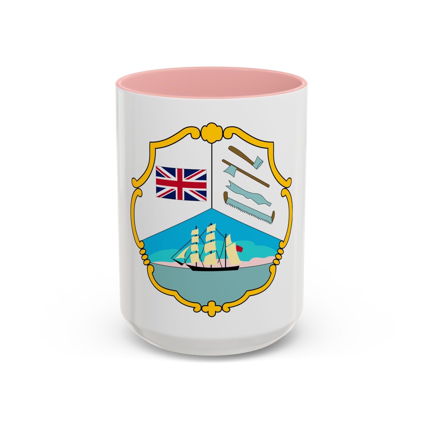 Coat of arms of British Honduras (1819-1907) - Accent Coffee Mug