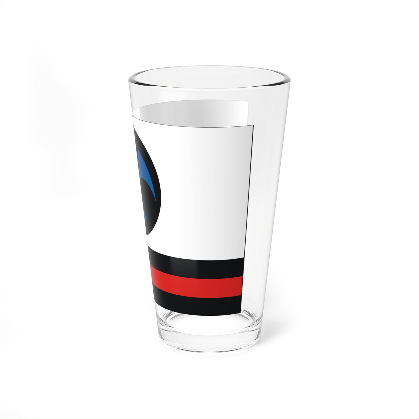 Ryukyu Islands flag until 1875 bordered (Japan) Pint Glass 16oz