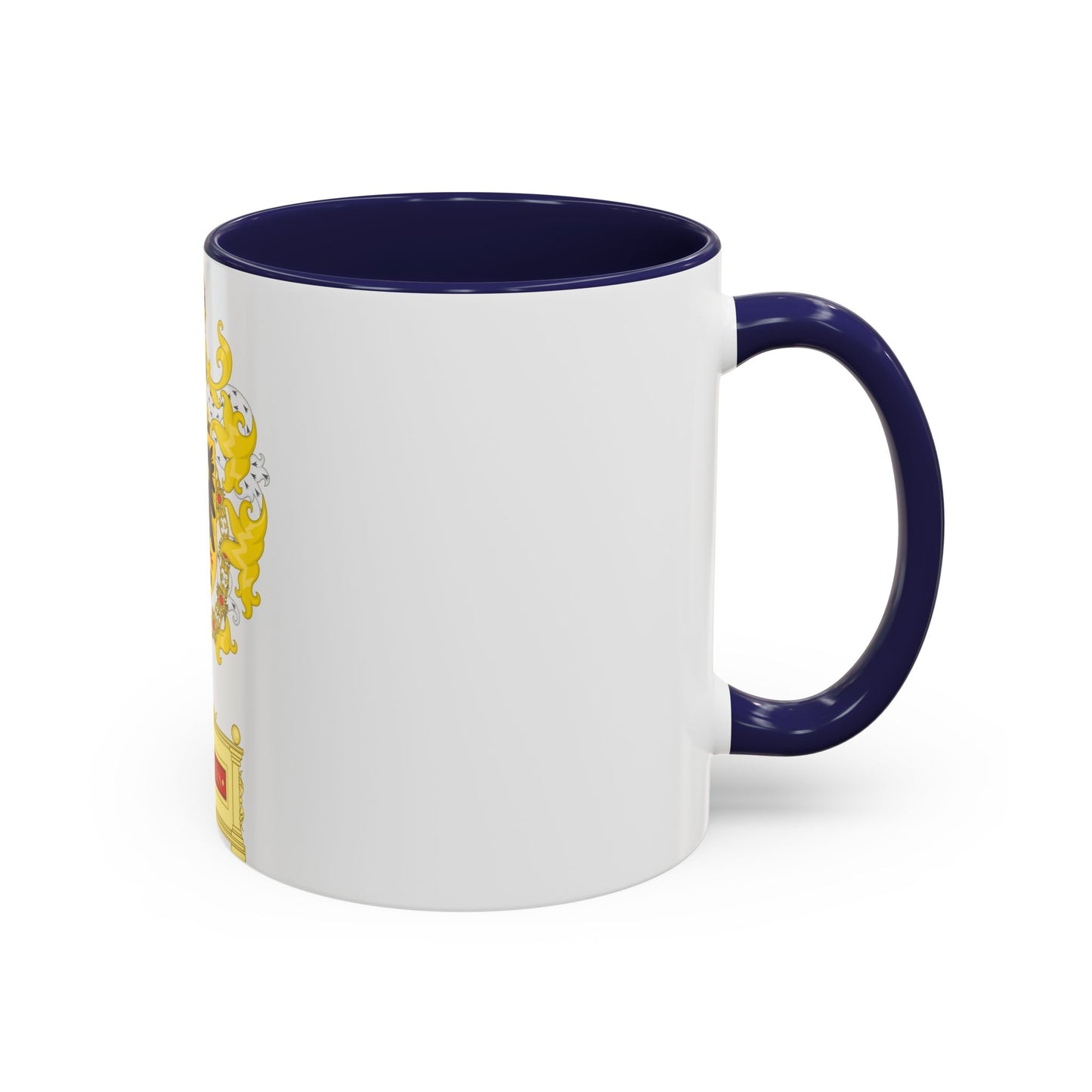 Ornamented Coat of Arms of Maximilian I, Holy Roman Emperor - Accent Coffee Mug