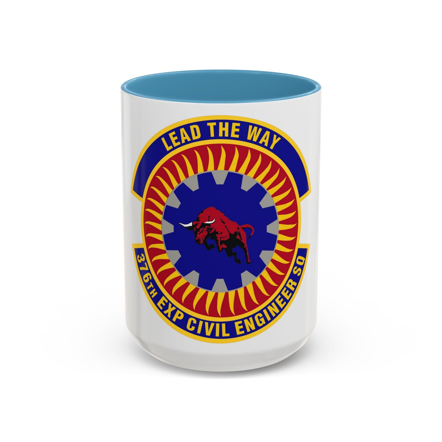 376th Expeditionary Civil Engineer Squadron (U.S. Air Force) Accent Coffee Mug