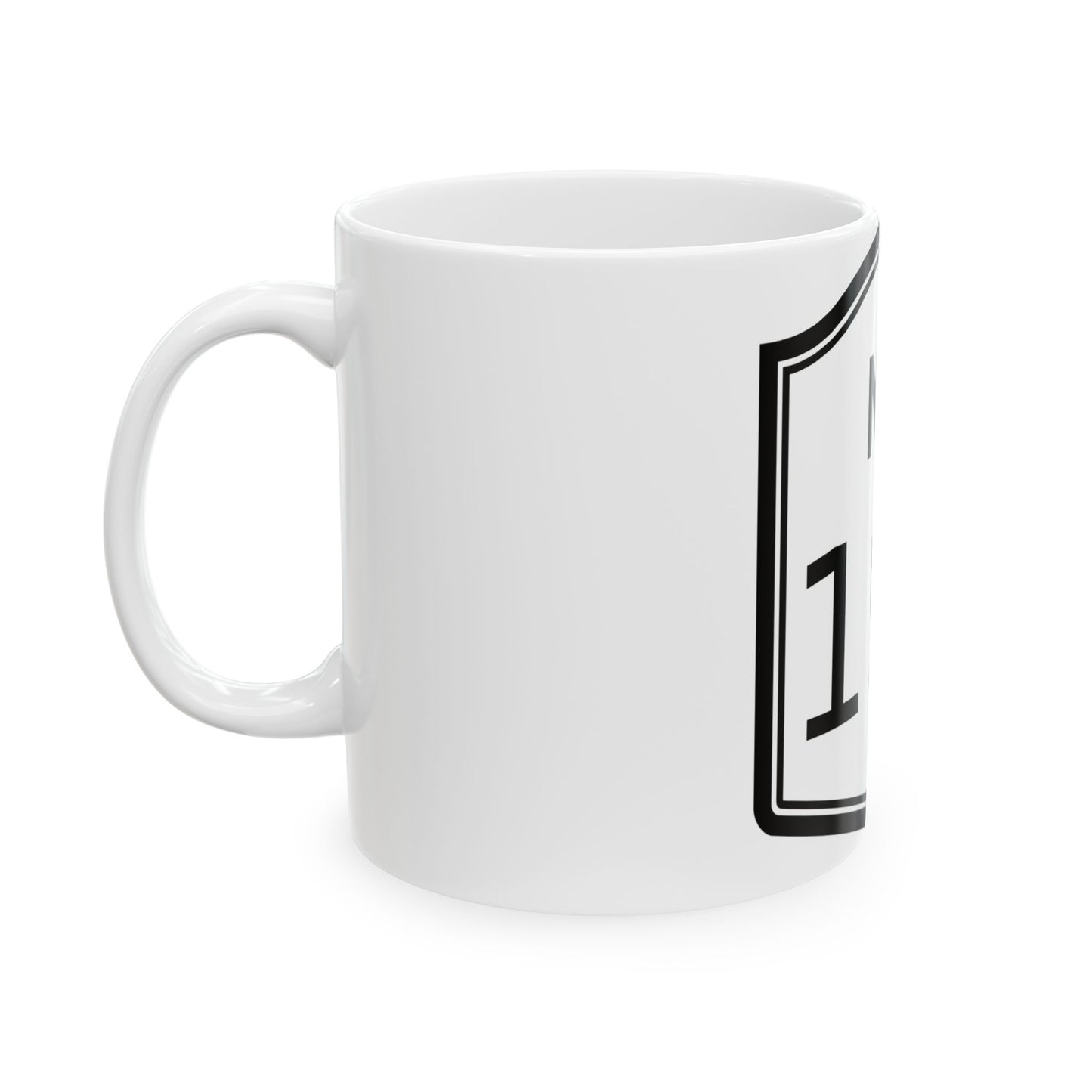 NY-x 1927 (New York) (Road Sign) White Coffee Mug