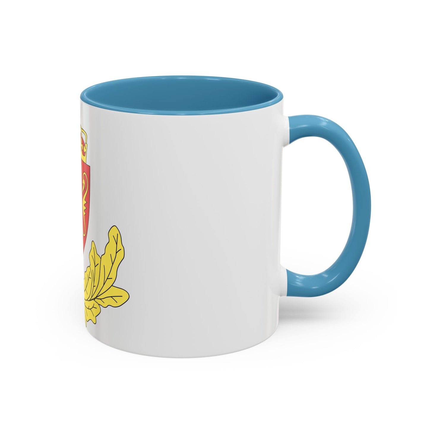 Coat of arms of the Norwegian Border Police - Accent Coffee Mug