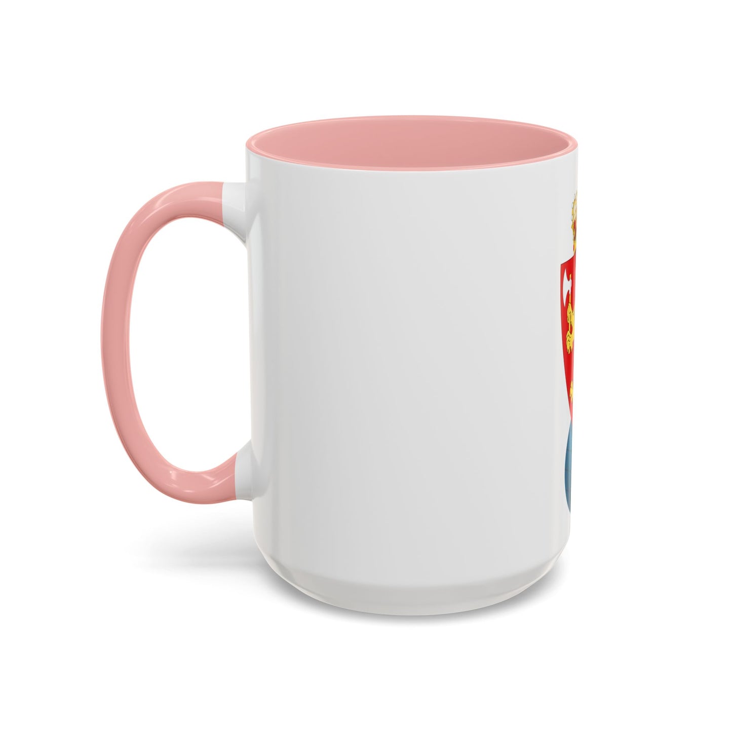 Coat of arms of the Geographical Survey of Norway - Accent Coffee Mug