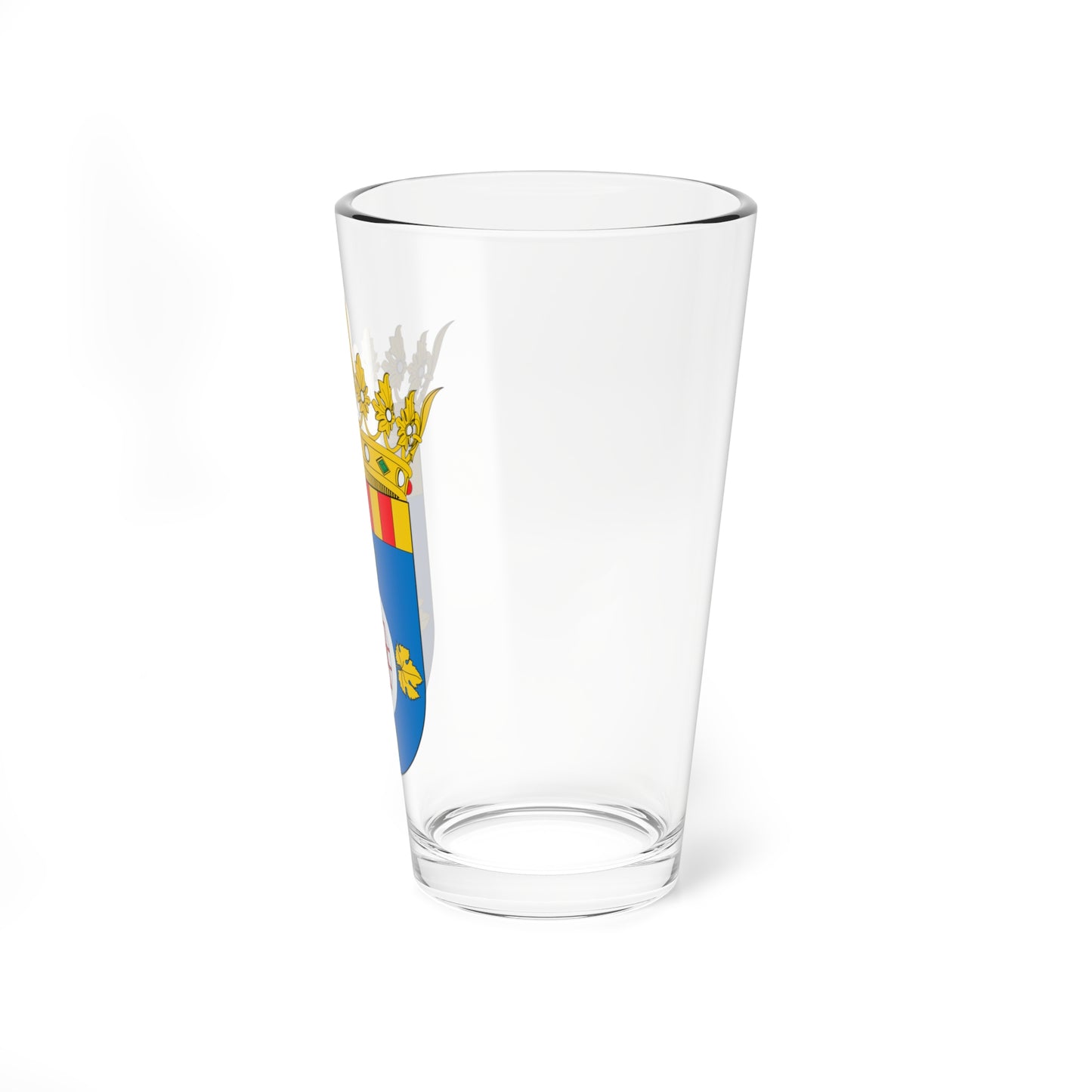 Escudo de la Comarca del Campo de Cariñena (Spain) (Coat of Arms) Pint Glass 16oz