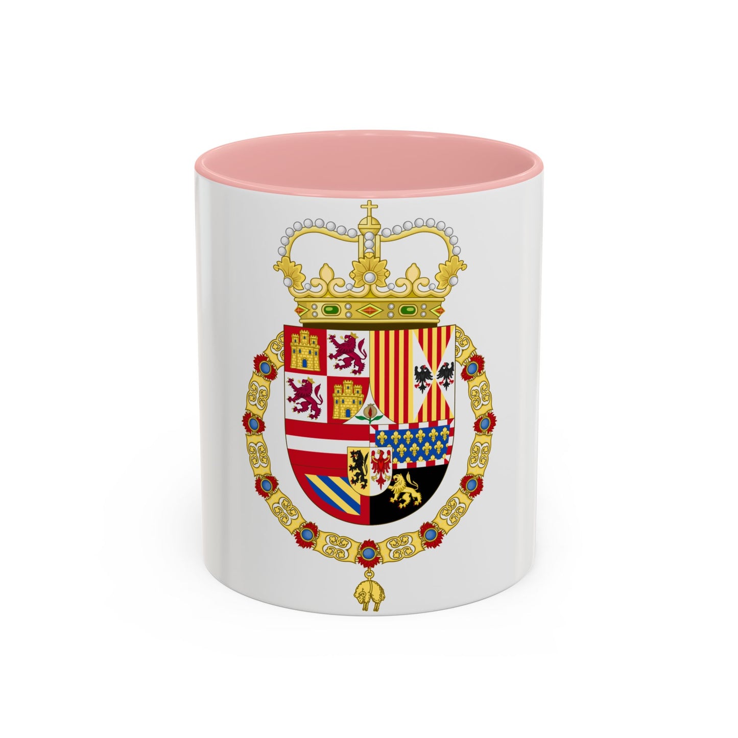 Coat of Arms of Charles II of Spain (1668-1700) - Accent Coffee Mug