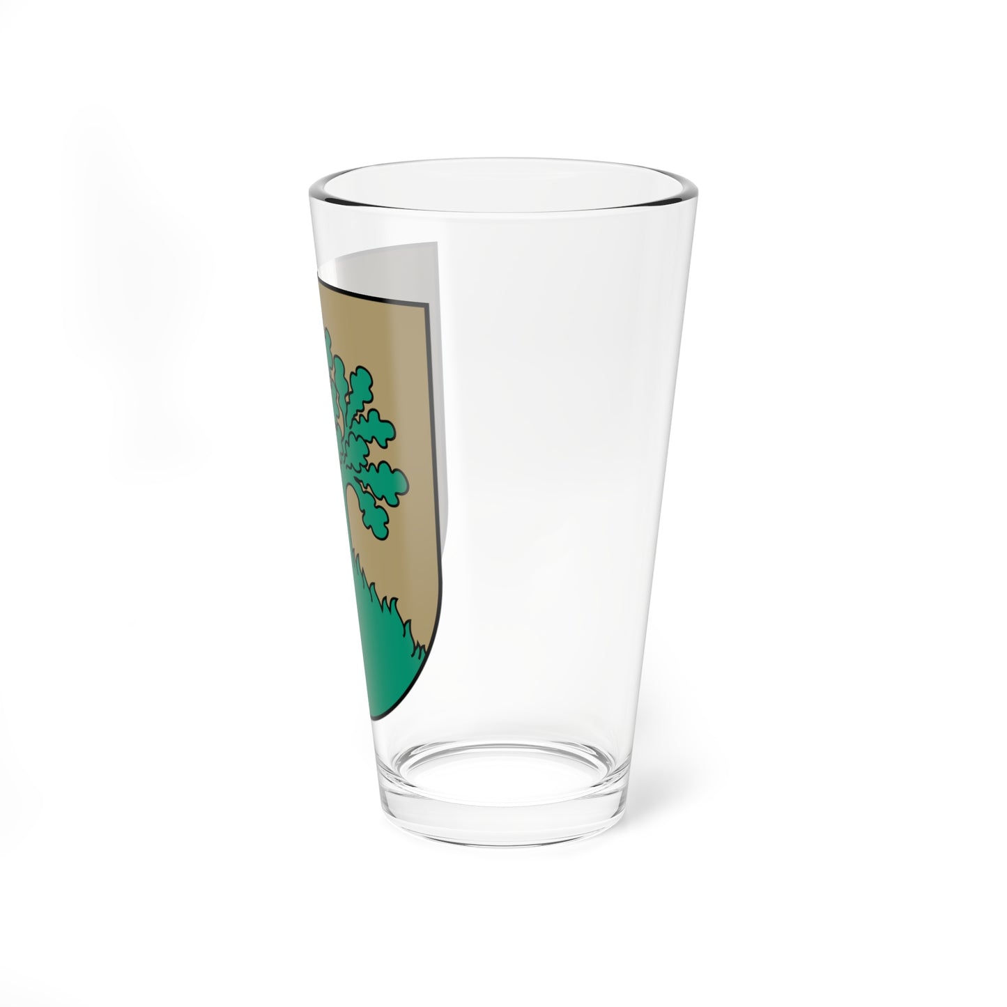 Valmieras apriņķa ģerbonis (Latvia) (Coat of Arms) Pint Glass 16oz