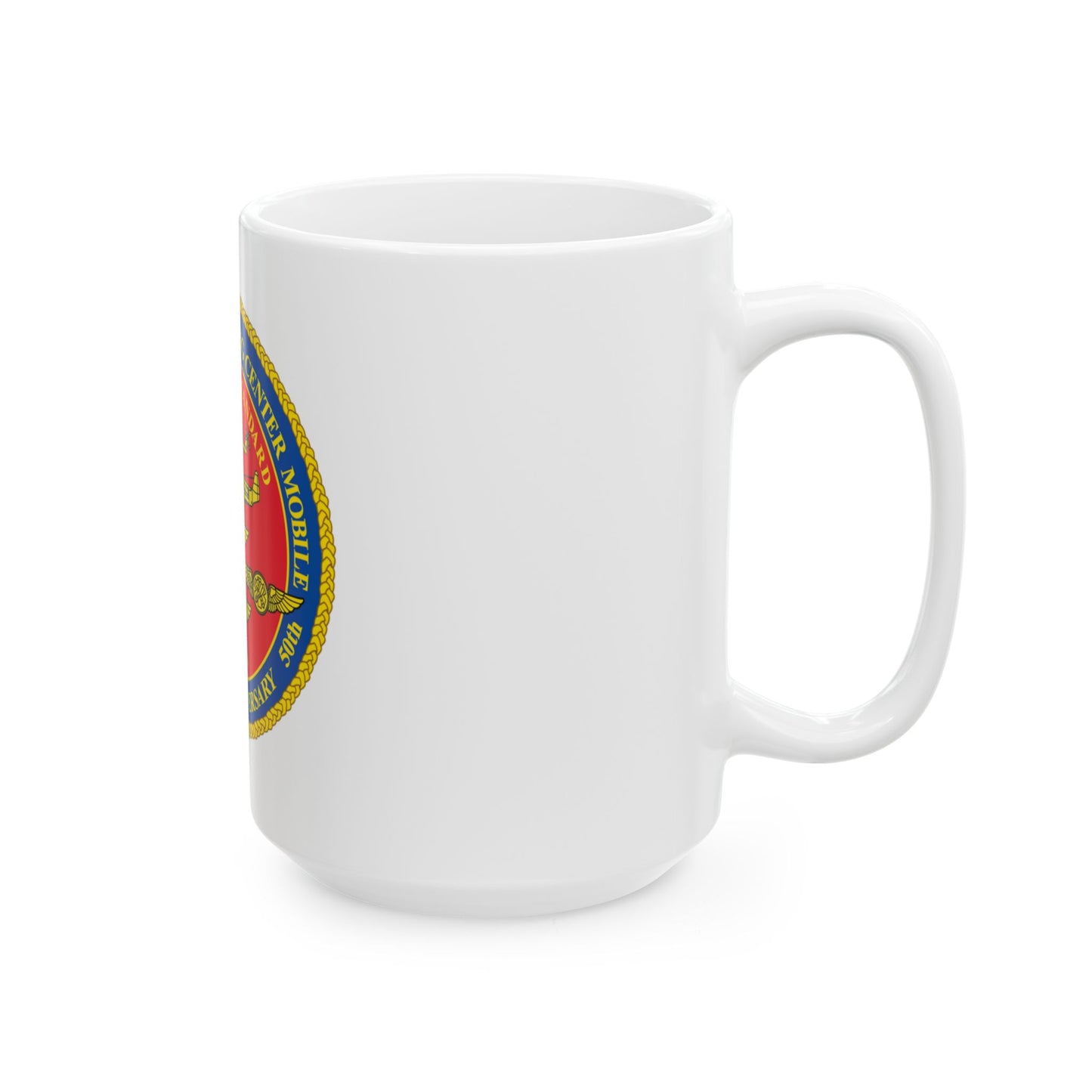 USCG Aviation Training Center Mobile (U.S. Coast Guard) White Coffee Mug