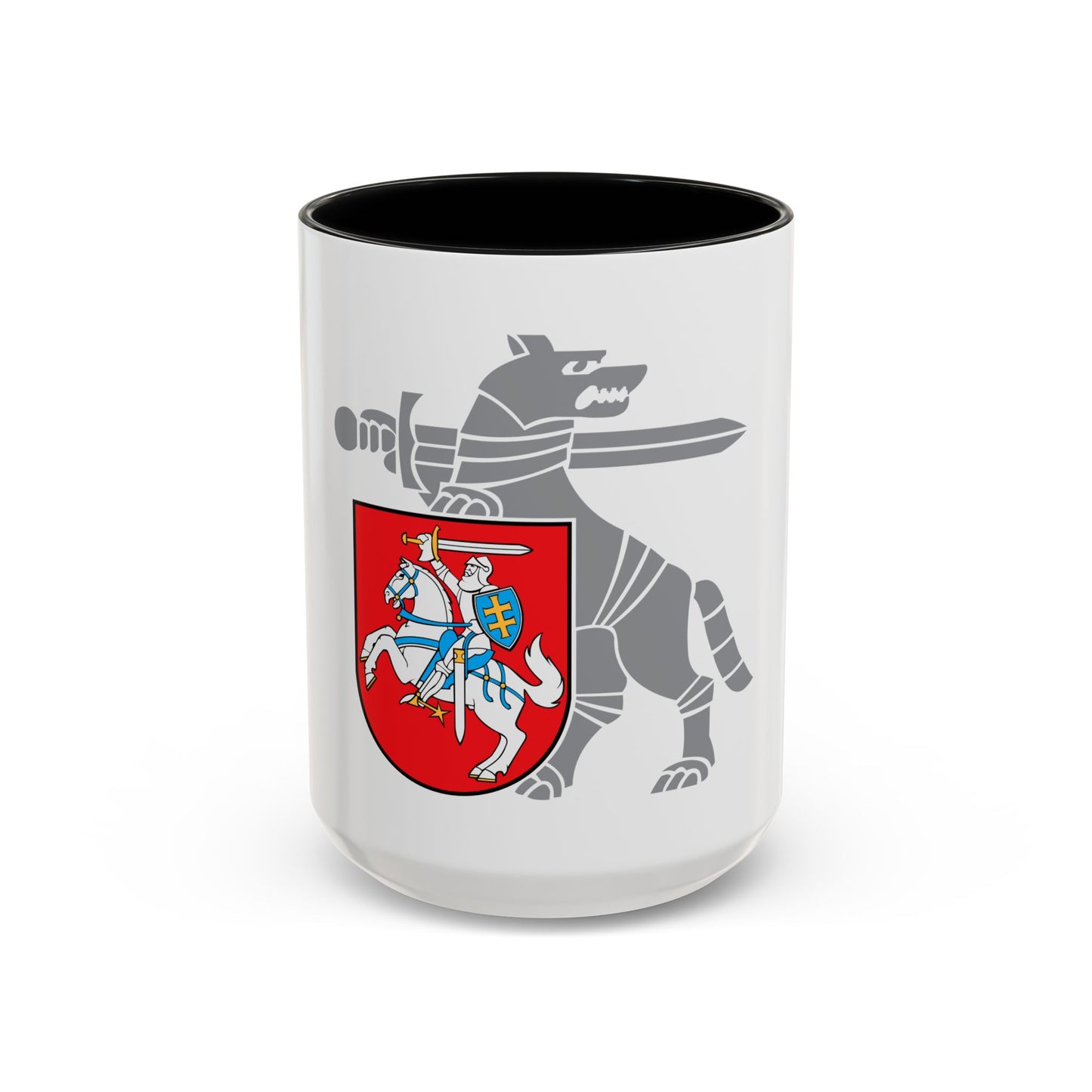 Coat of Arms Ministry of National Defence Lithuania - Accent Coffee Mug