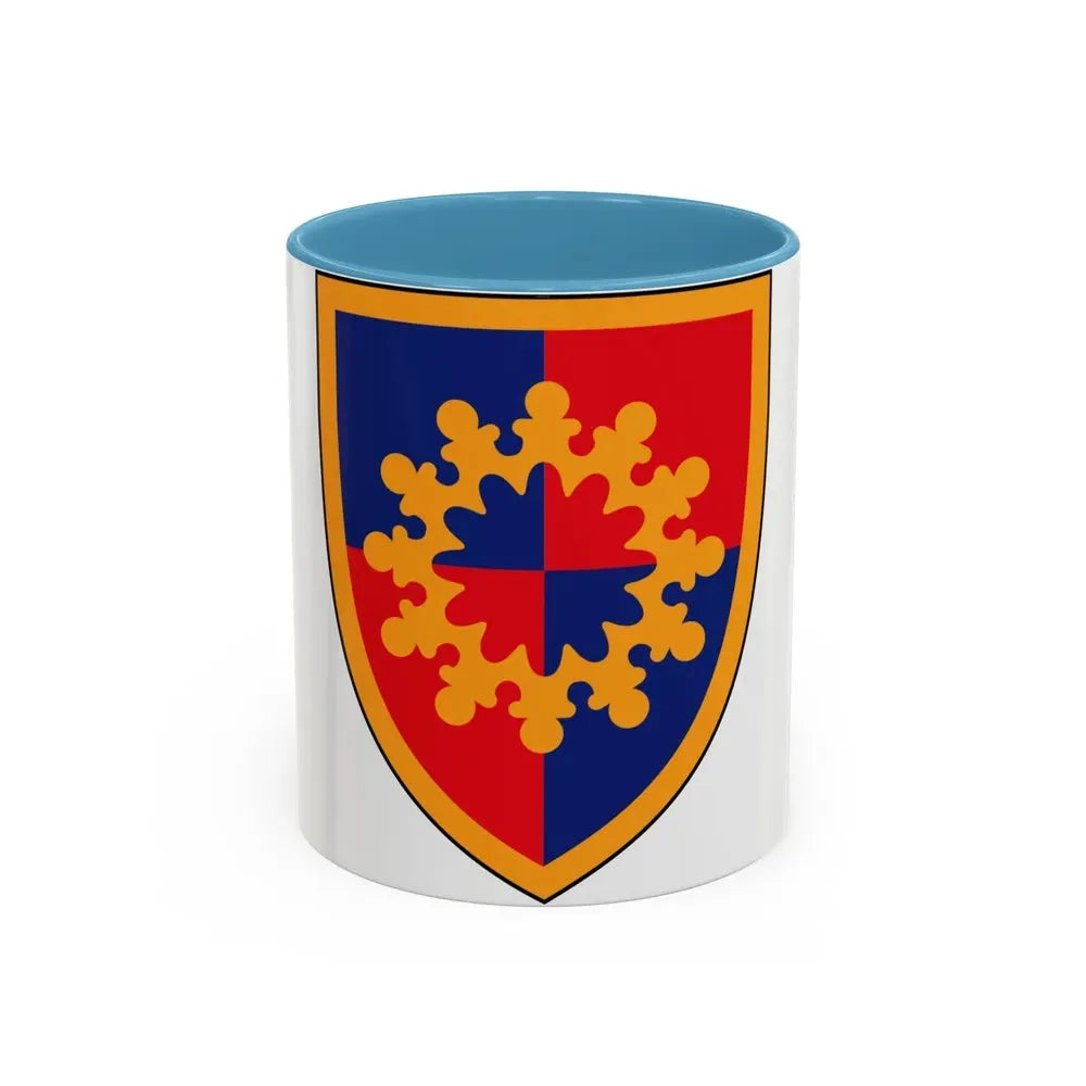 149th Maneuver Enhancement Brigade (U.S. Army) Accent Coffee Mug 11oz Light Blue - Go Mug Yourself