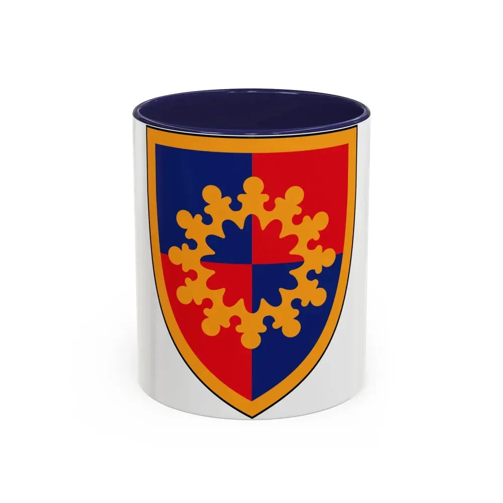 149th Maneuver Enhancement Brigade (U.S. Army) Accent Coffee Mug 11oz Navy - Go Mug Yourself