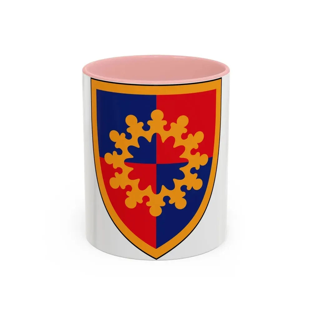 149th Maneuver Enhancement Brigade (U.S. Army) Accent Coffee Mug 11oz Pink - Go Mug Yourself