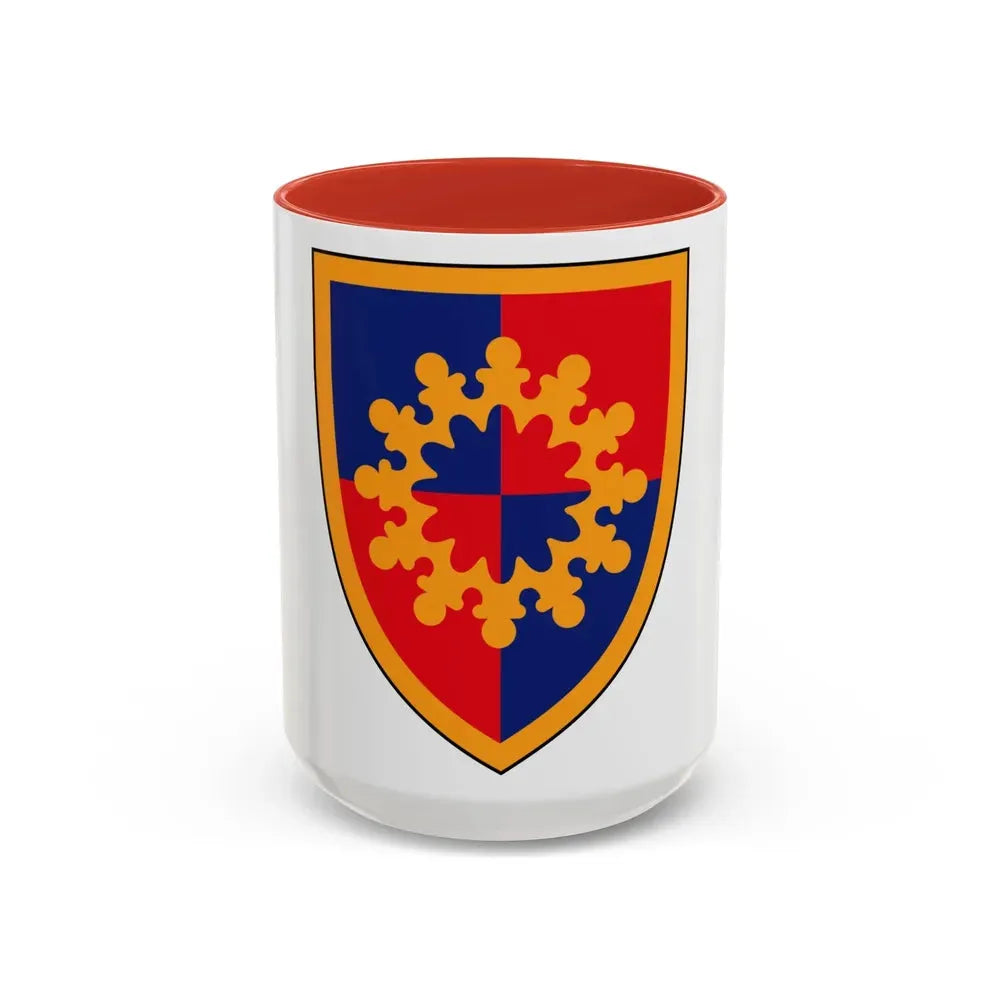 149th Maneuver Enhancement Brigade (U.S. Army) Accent Coffee Mug 15oz Red - Go Mug Yourself