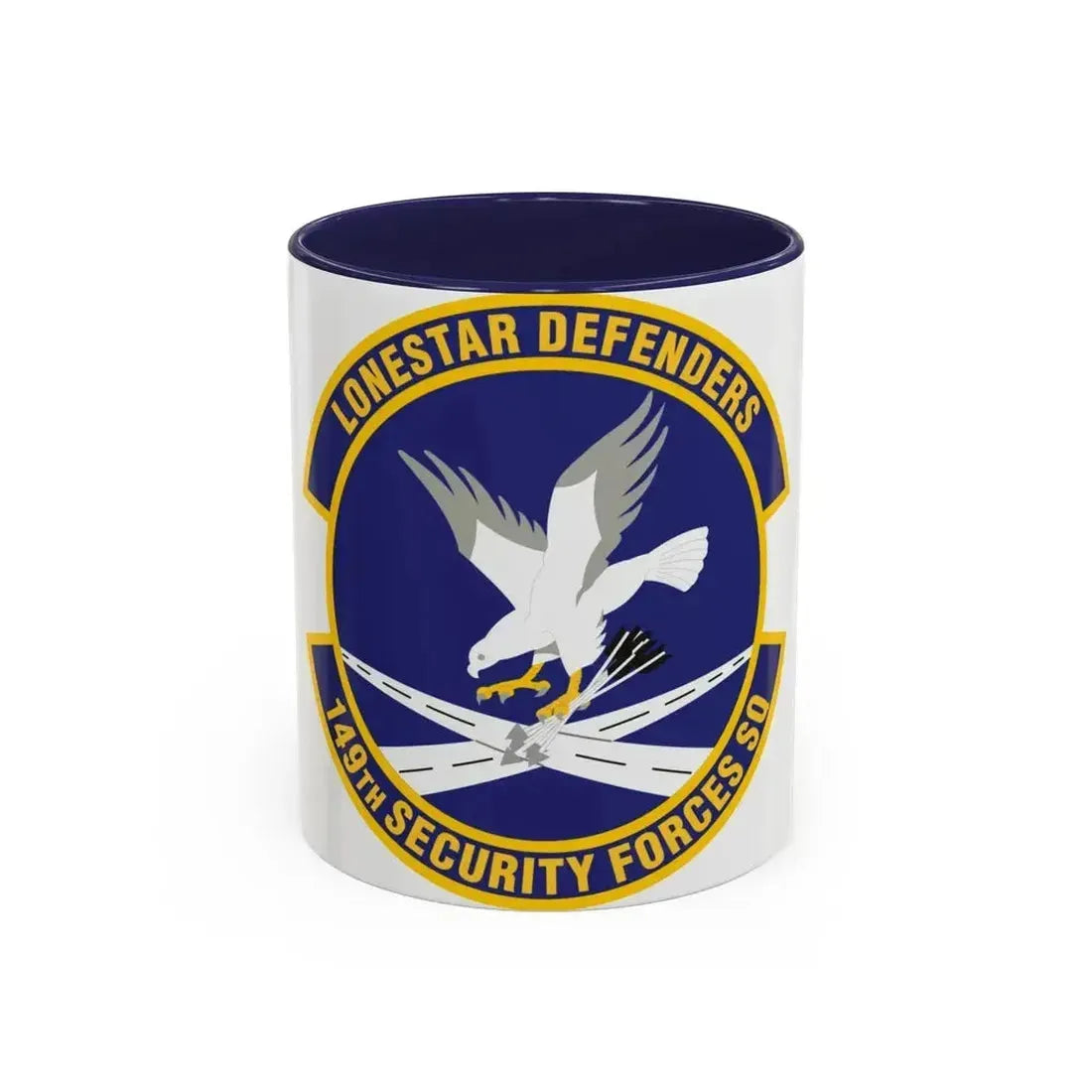 149th Security Forces Squadron (U.S. Air Force) Accent Coffee Mug 11oz Navy - Go Mug Yourself