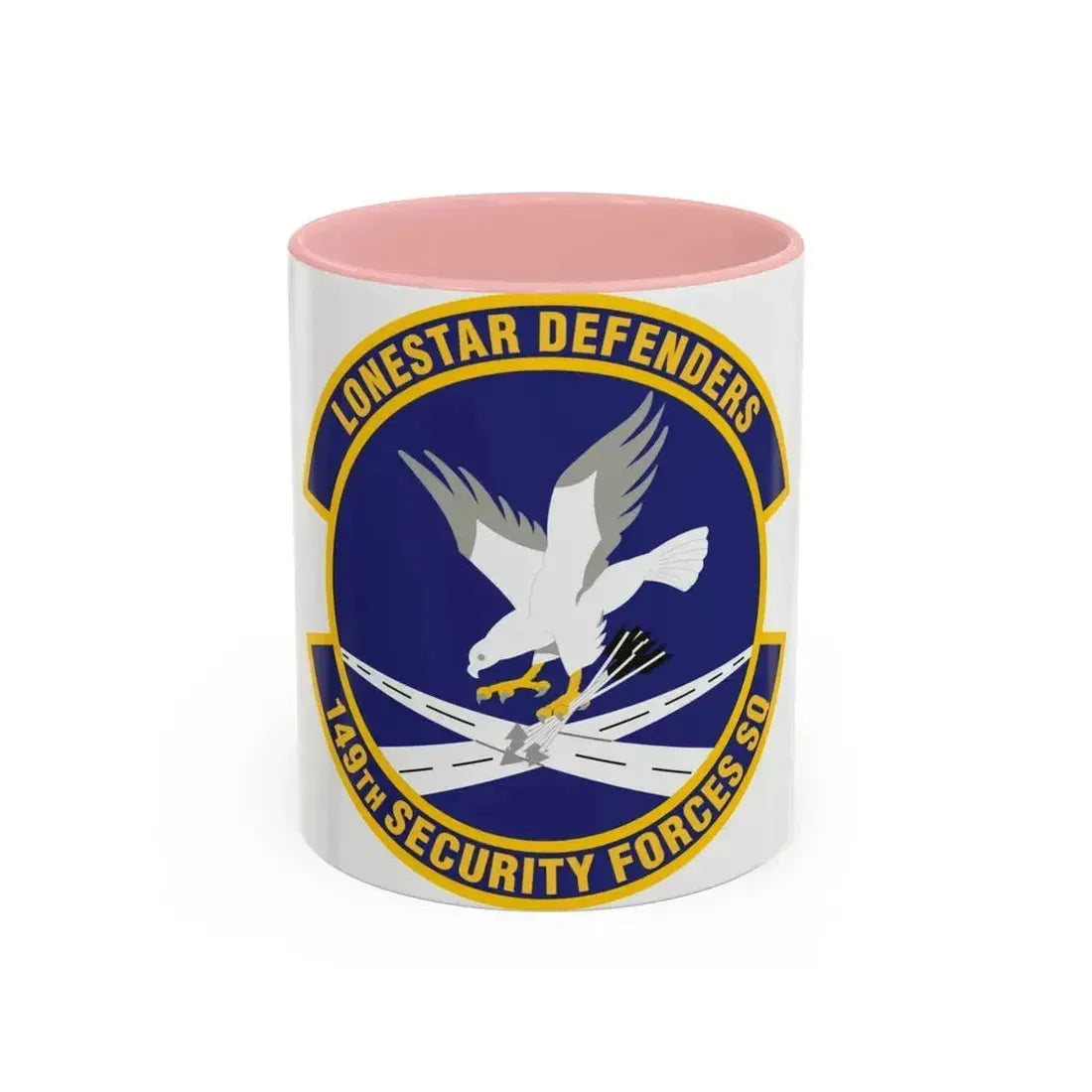 149th Security Forces Squadron (U.S. Air Force) Accent Coffee Mug 11oz Pink - Go Mug Yourself