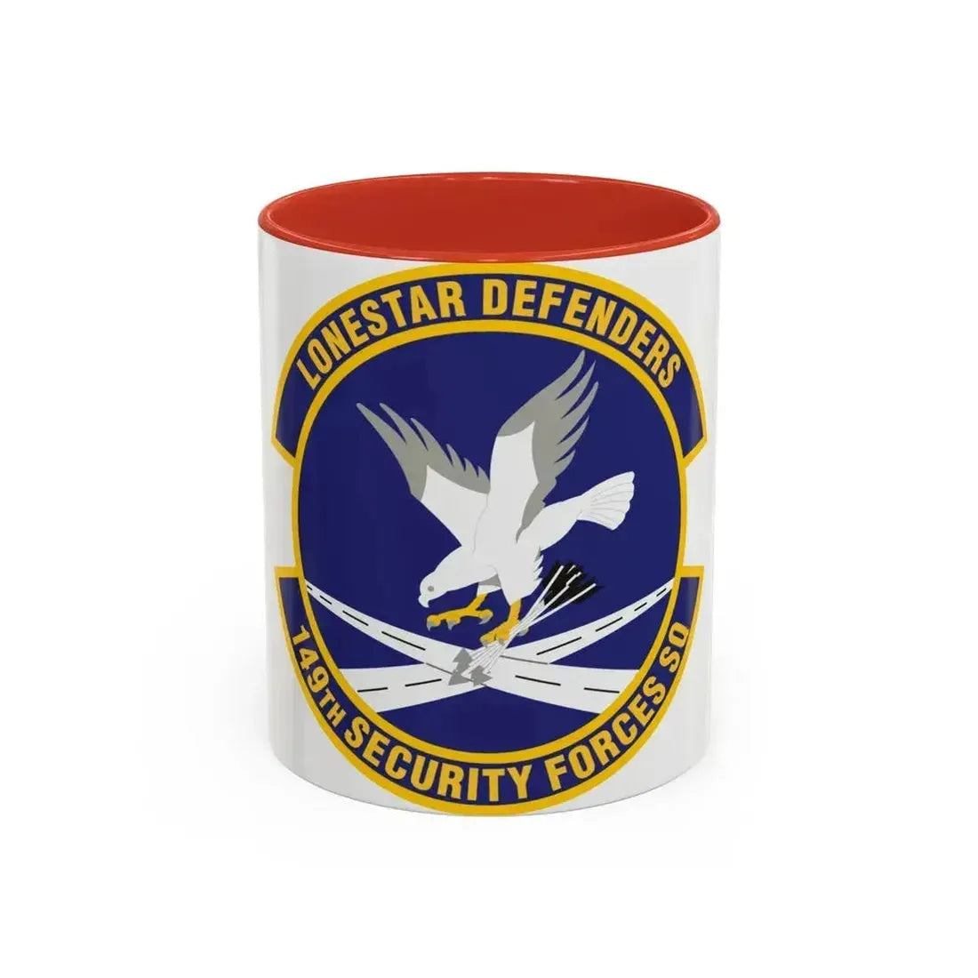 149th Security Forces Squadron (U.S. Air Force) Accent Coffee Mug 11oz Red - Go Mug Yourself