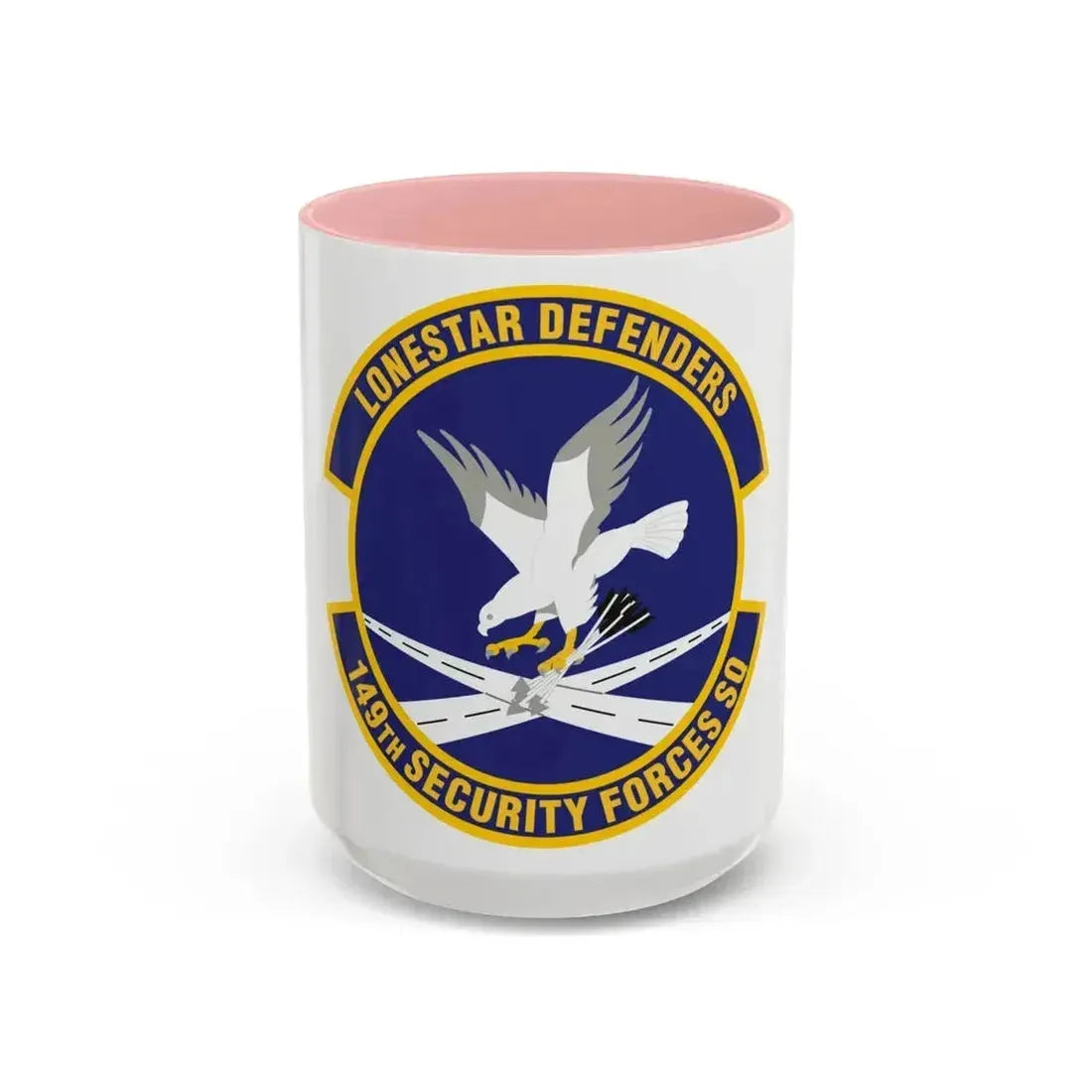 149th Security Forces Squadron (U.S. Air Force) Accent Coffee Mug 15oz Pink - Go Mug Yourself