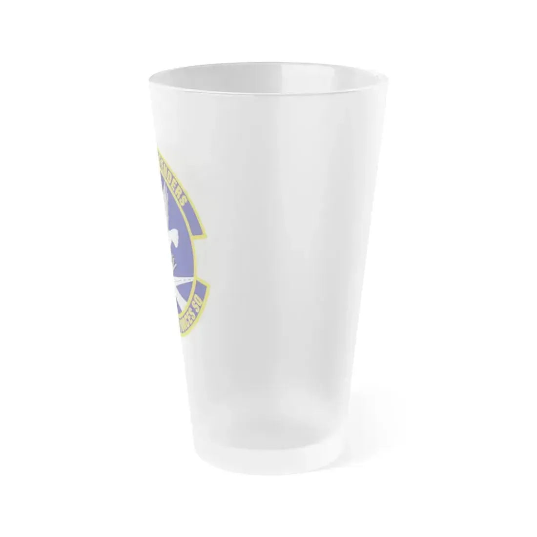149th Security Forces Squadron (U.S. Air Force) Frosted Pint Glass 16oz - Go Mug Yourself