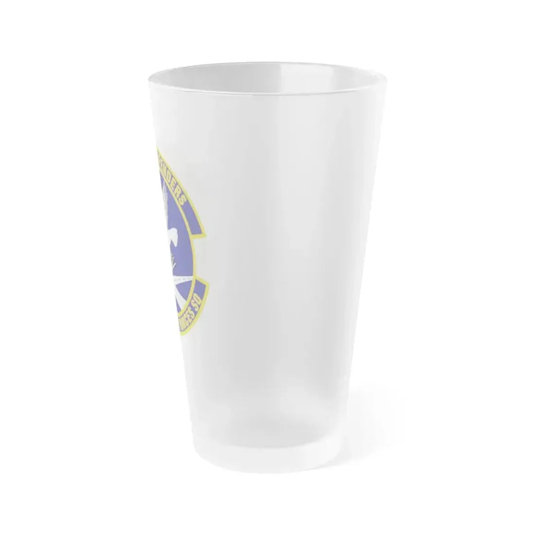 149th Security Forces Squadron (U.S. Air Force) Frosted Pint Glass 16oz - Go Mug Yourself
