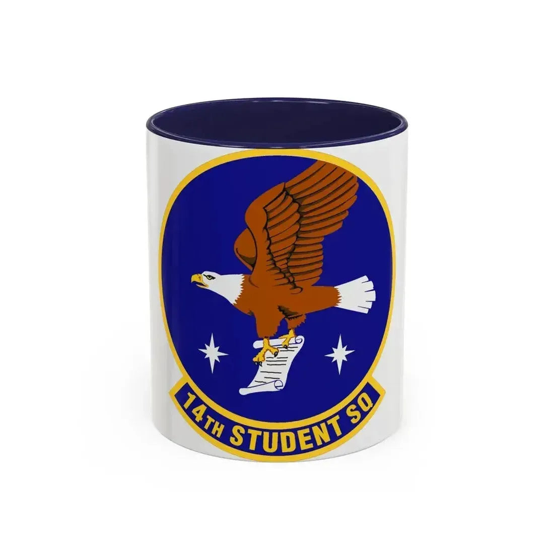 14th Student Squadron (U.S. Air Force) Accent Coffee Mug 11oz Navy - Go Mug Yourself
