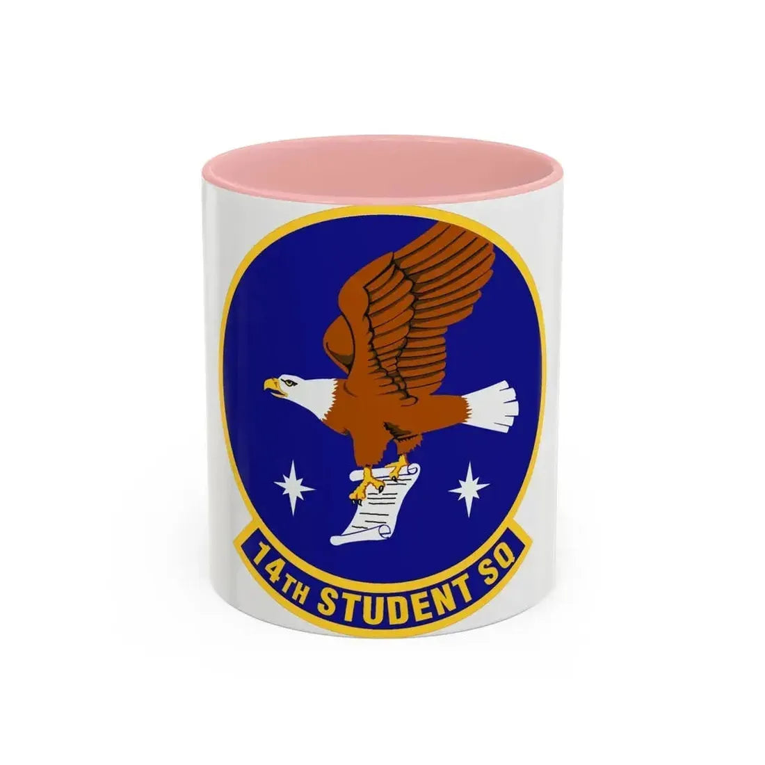 14th Student Squadron (U.S. Air Force) Accent Coffee Mug 11oz Pink - Go Mug Yourself