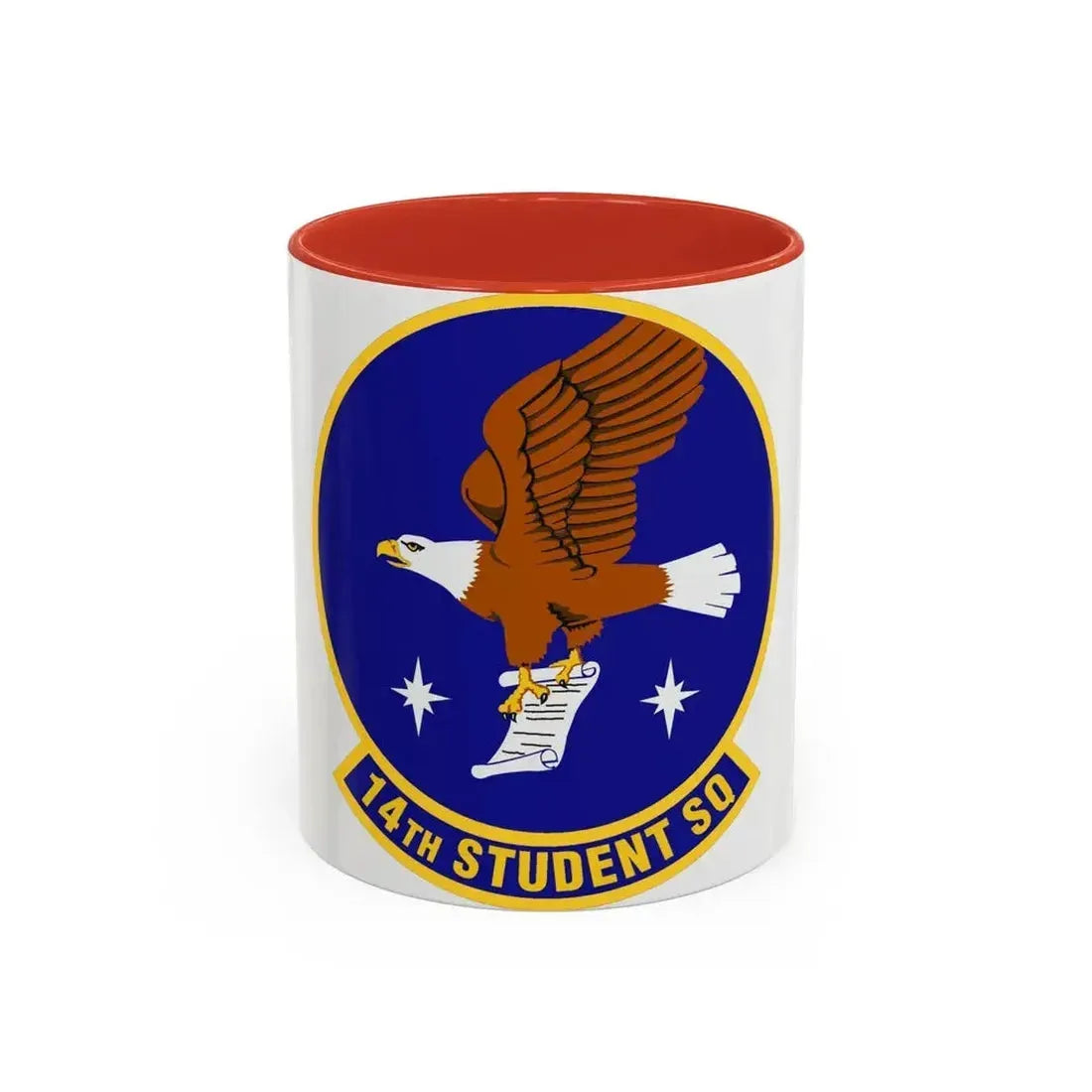 14th Student Squadron (U.S. Air Force) Accent Coffee Mug 11oz Red - Go Mug Yourself