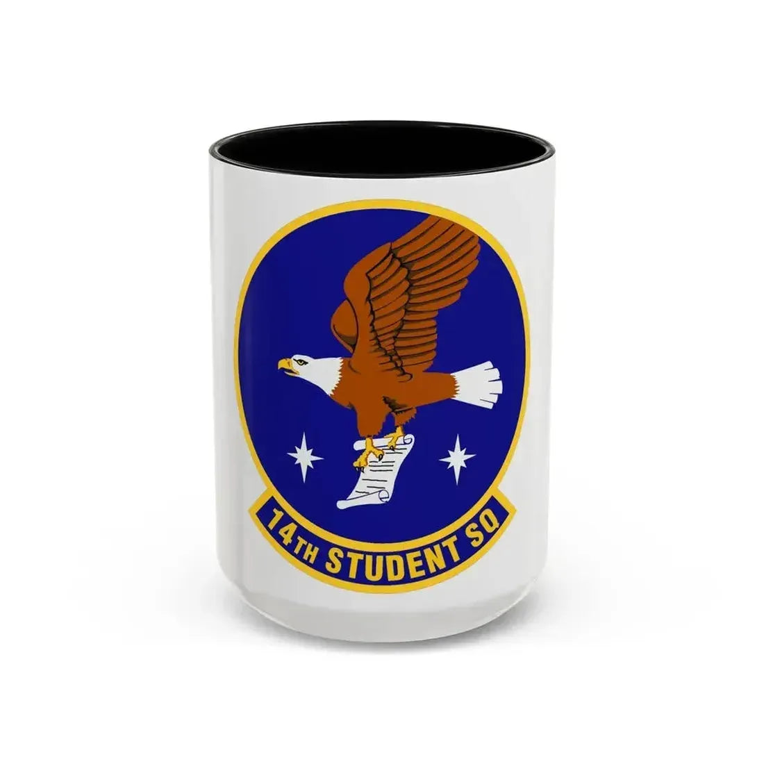 14th Student Squadron (U.S. Air Force) Accent Coffee Mug 15oz Black - Go Mug Yourself