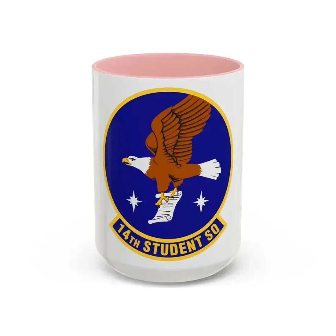 14th Student Squadron (U.S. Air Force) Accent Coffee Mug 15oz Pink - Go Mug Yourself