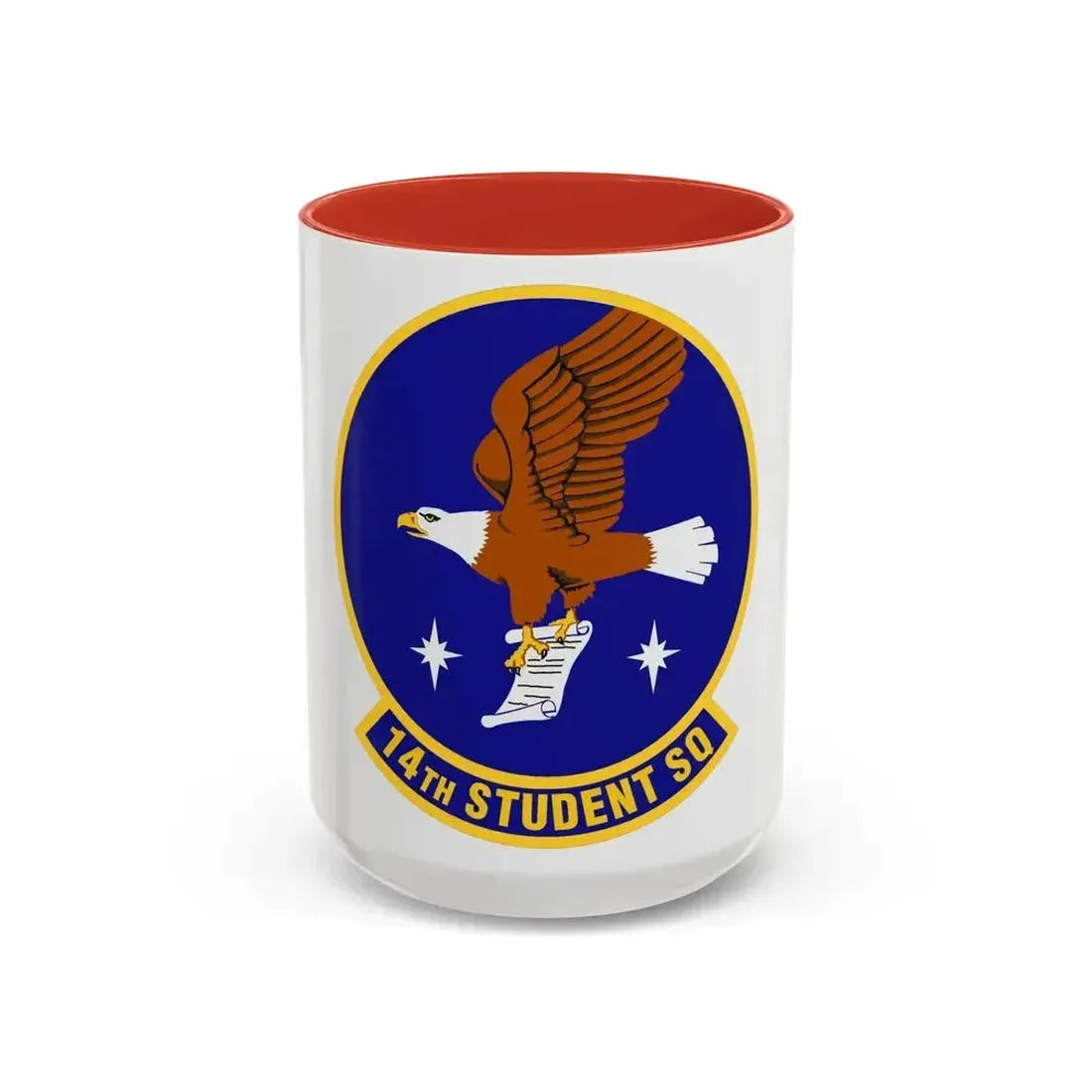 14th Student Squadron (U.S. Air Force) Accent Coffee Mug 15oz Red - Go Mug Yourself